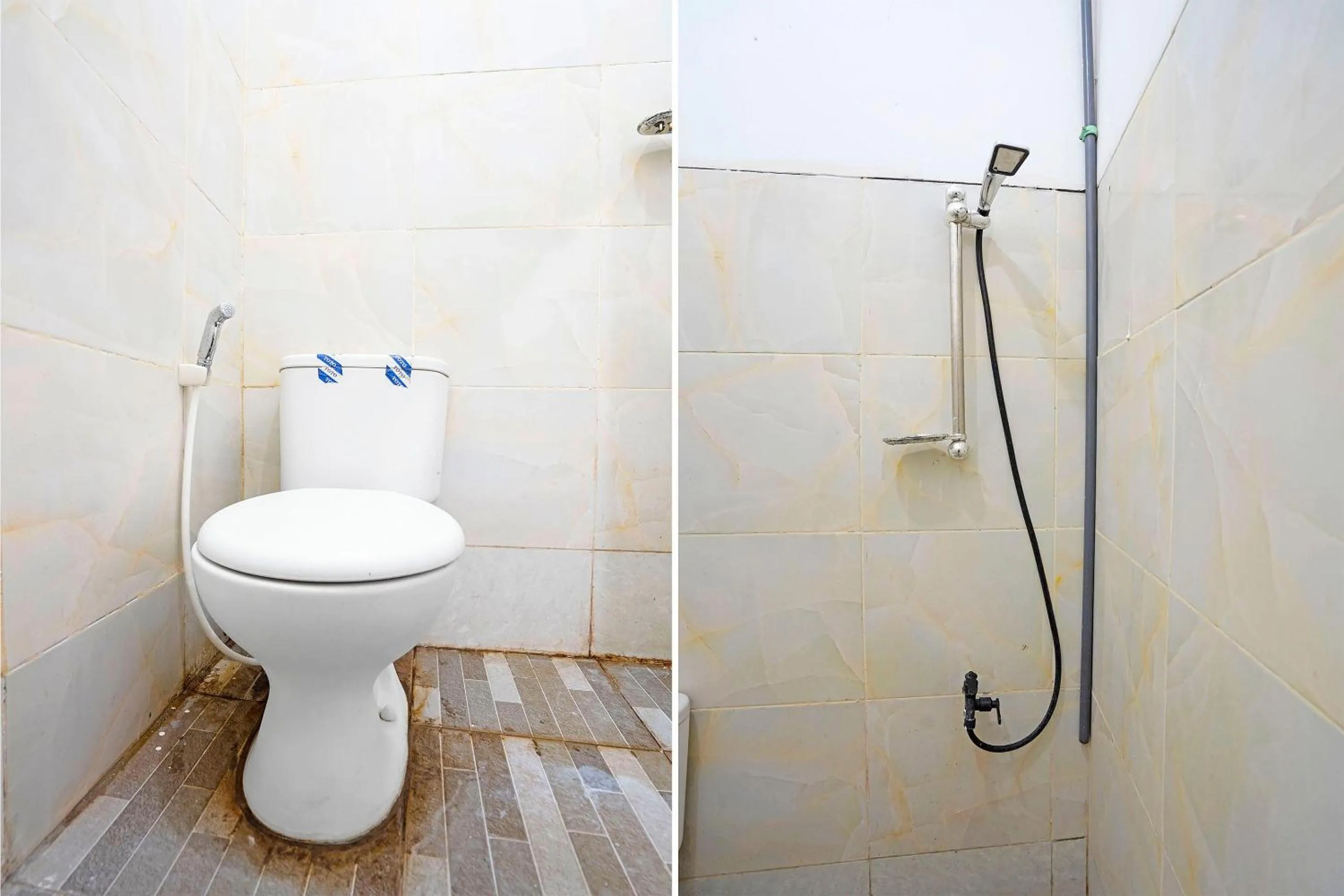 Bathroom in OYO Life 91670 Mannsur Homestay Syariah