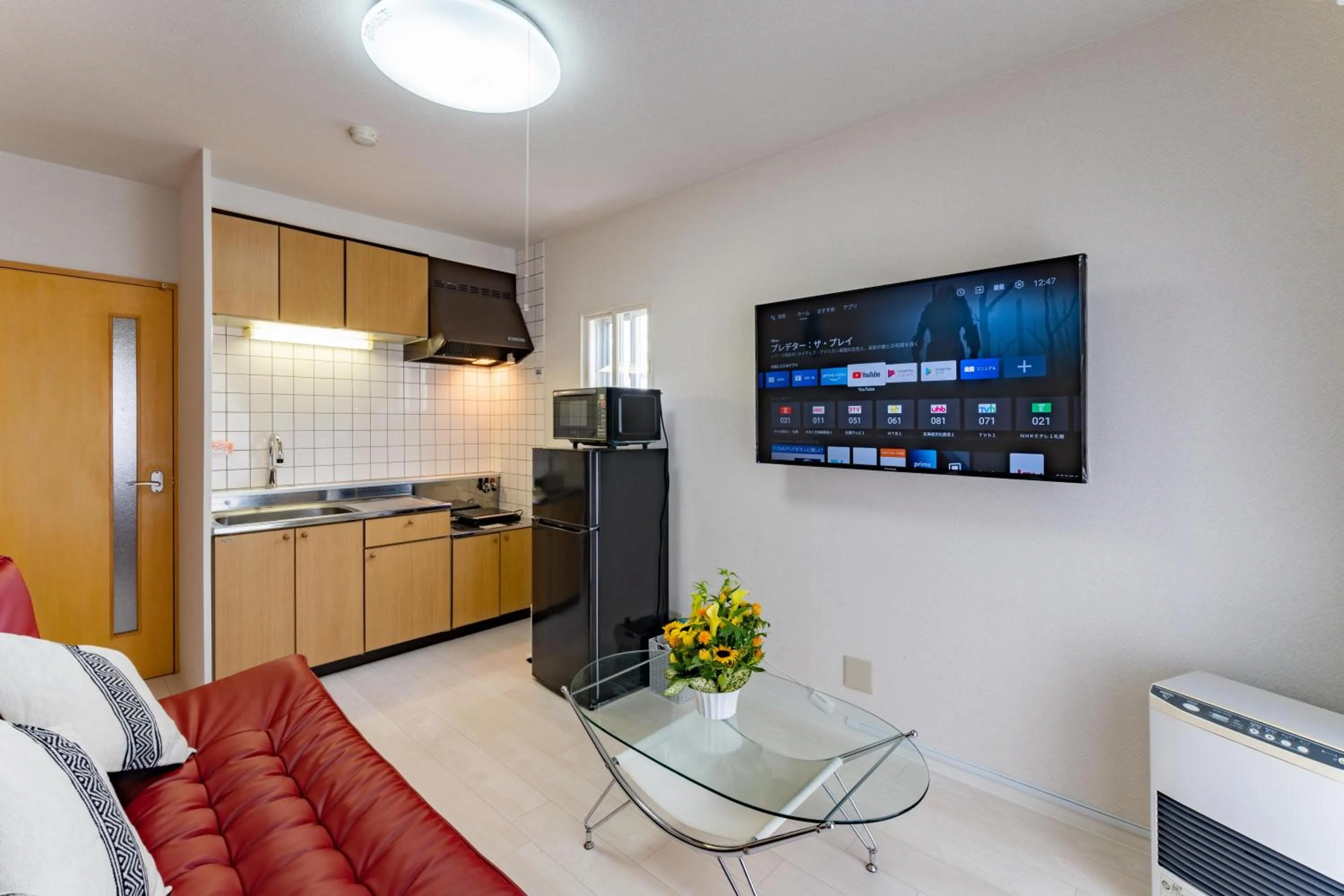 Living room in Sapporo Residential Juno