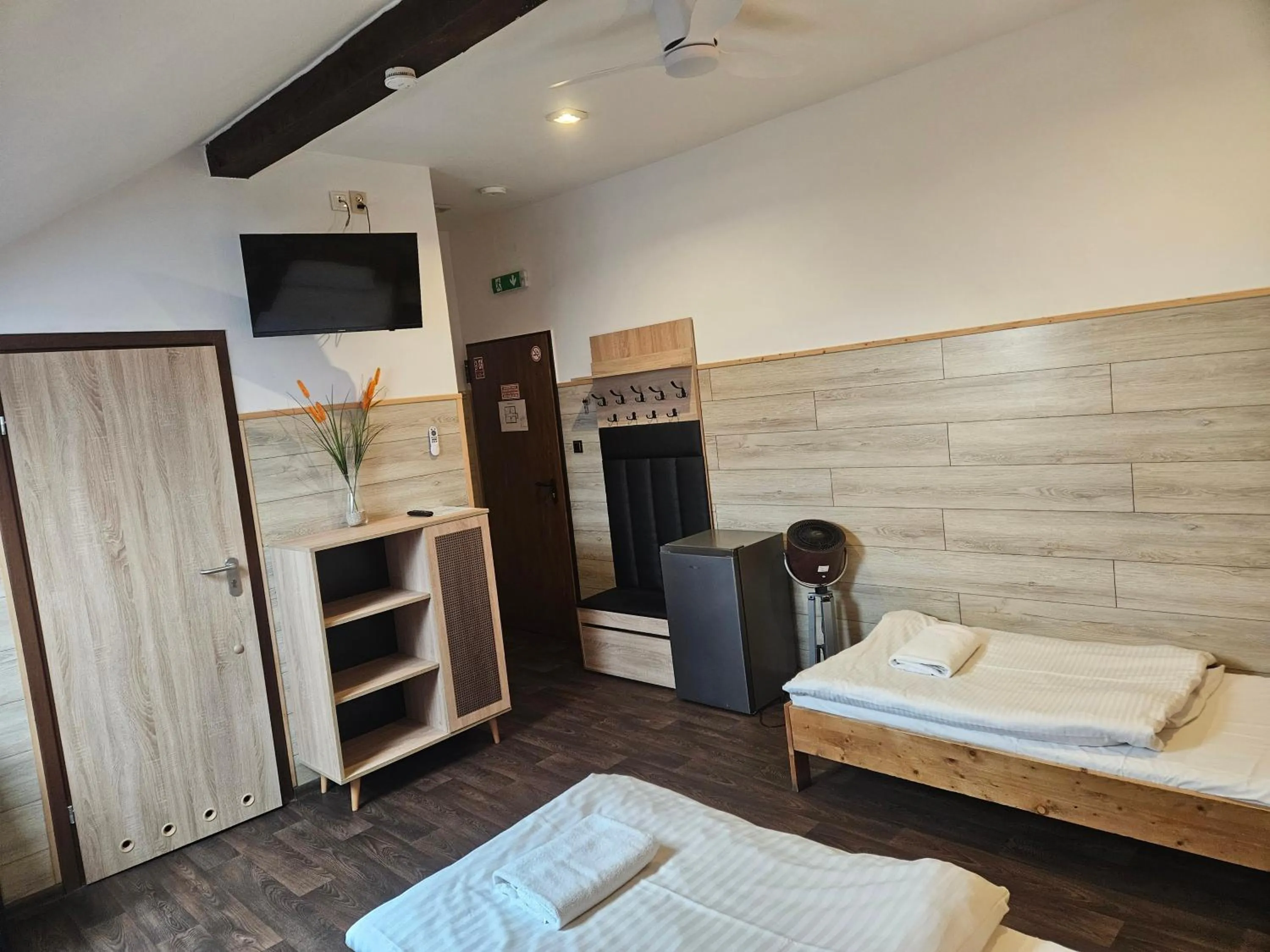 Bed in Pokoje Gościnne Nad Jeziorem