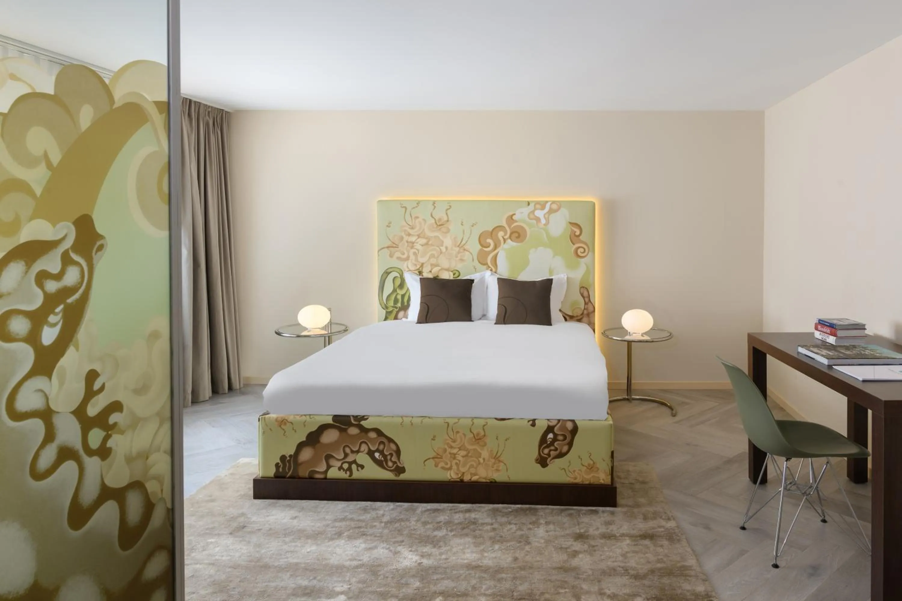 Bedroom, Bed in VISIONAPARTMENTS Brandschenkestrasse