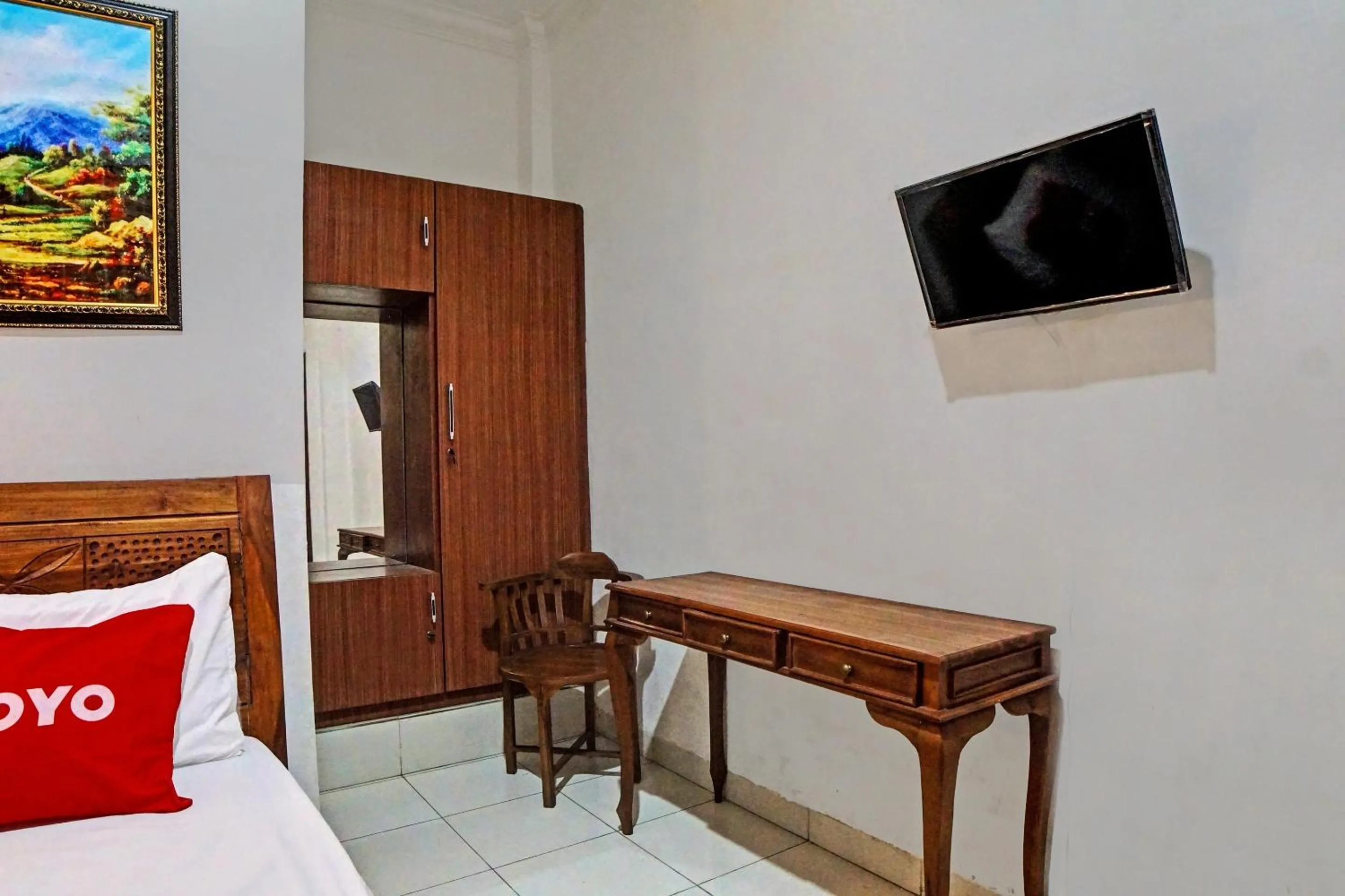 Bedroom in Hotel O Jr Residence Syariah