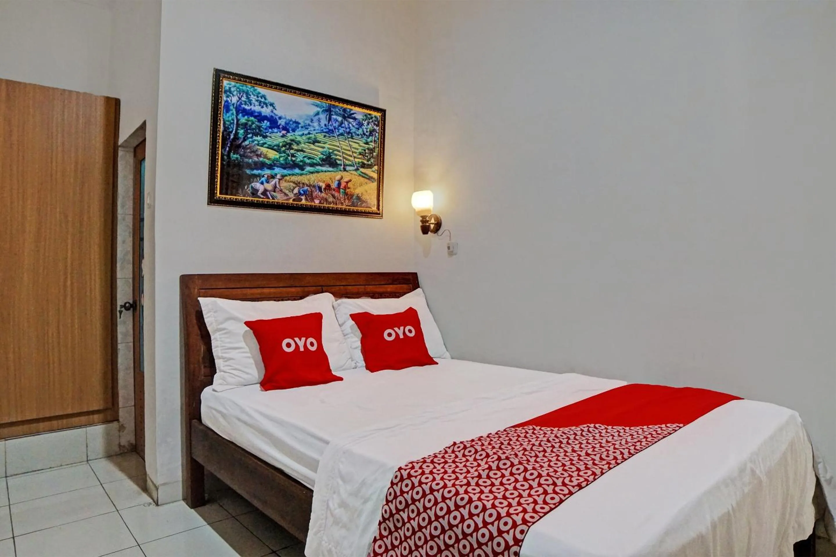 Bedroom in Hotel O Jr Residence Syariah