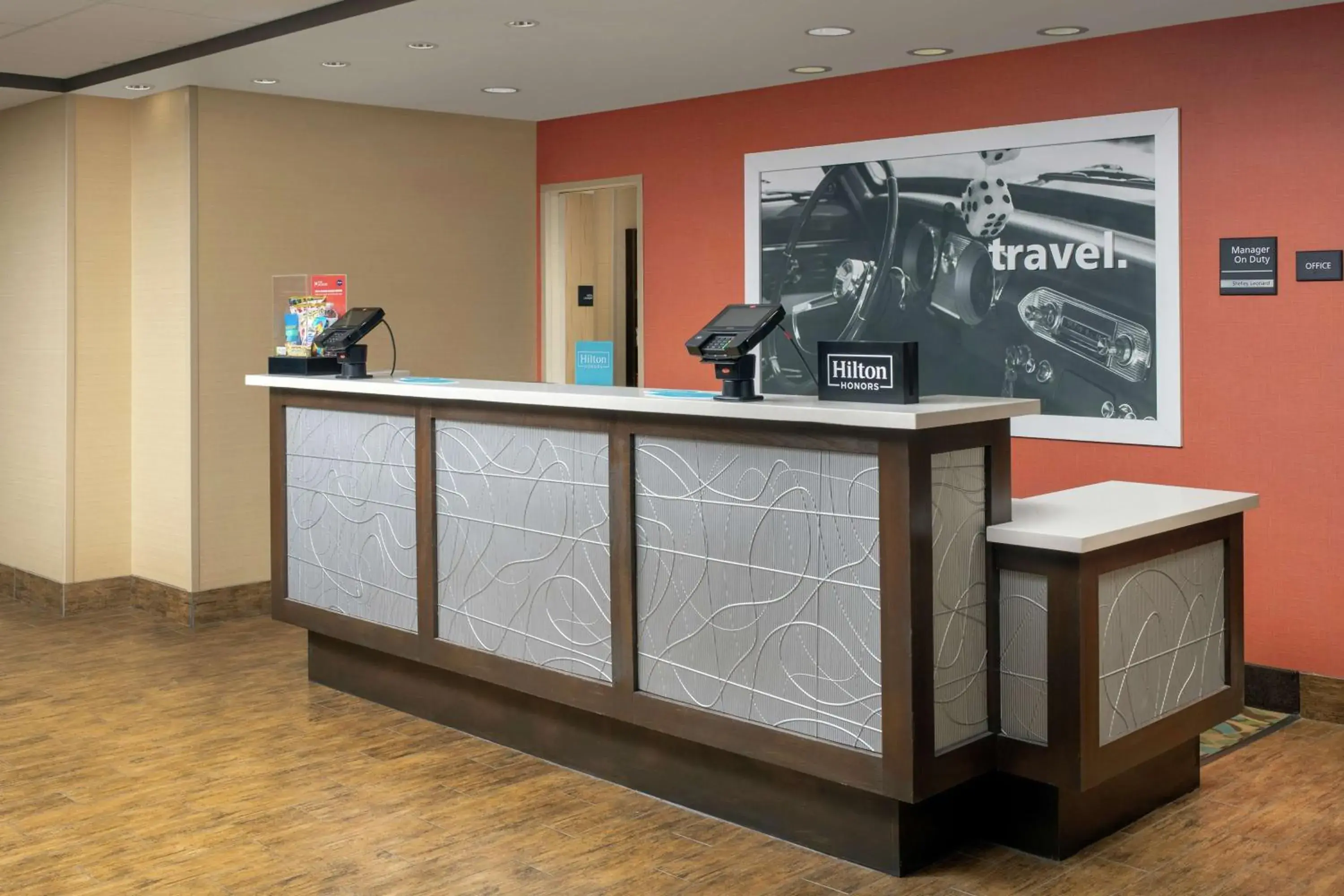 Lobby or reception in Hampton Inn Lake Charles Lobby or reception in Hampton Inn Lake Charles