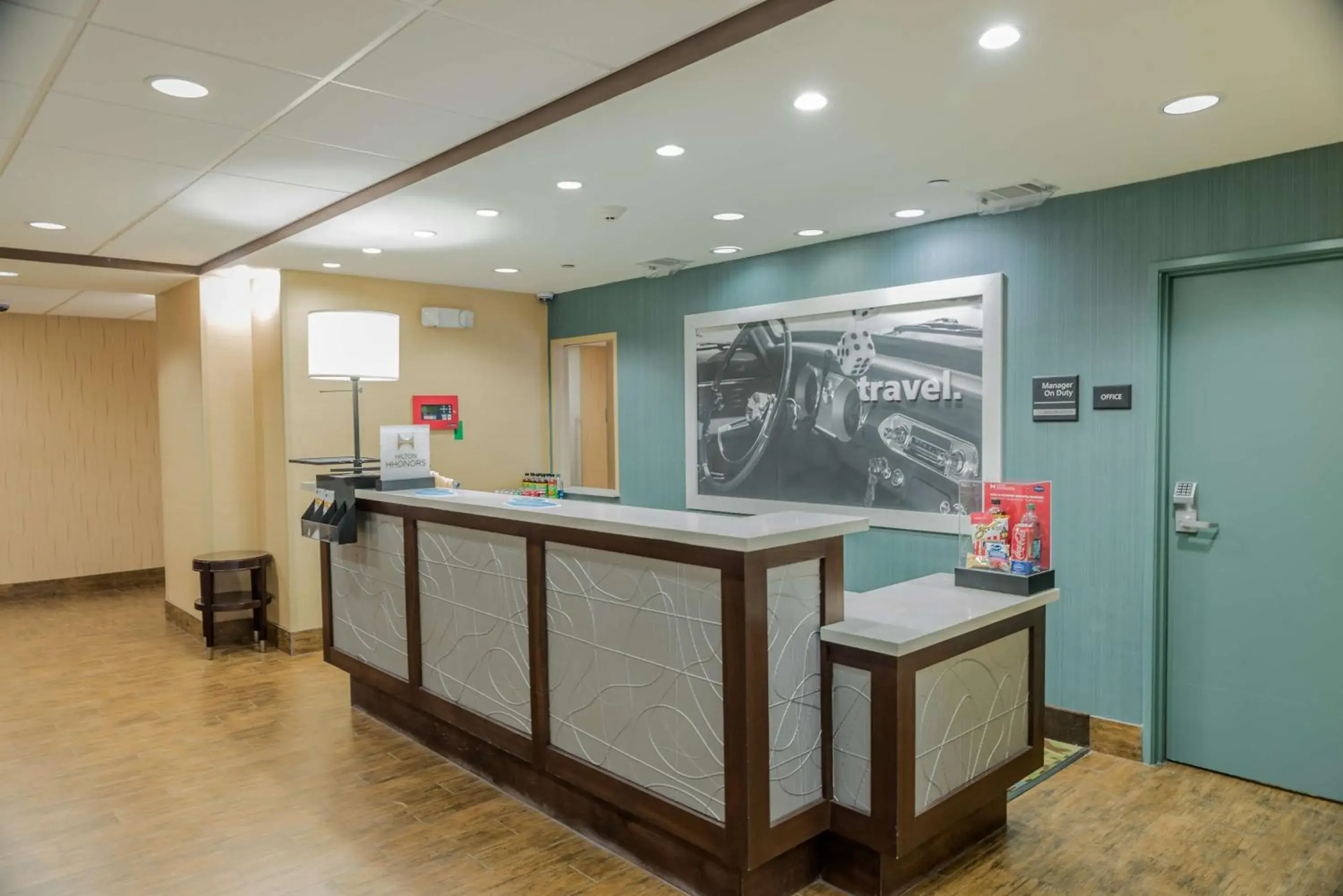 Lobby or reception in Hampton Inn Lake Charles Lobby or reception in Hampton Inn Lake Charles