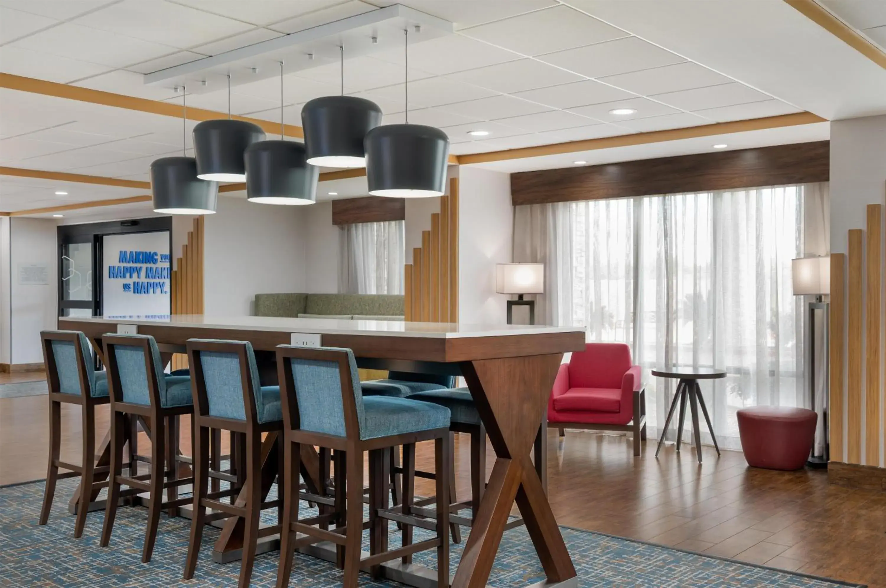 Lobby or reception in Hampton Inn Lake Charles Lobby or reception in Hampton Inn Lake Charles