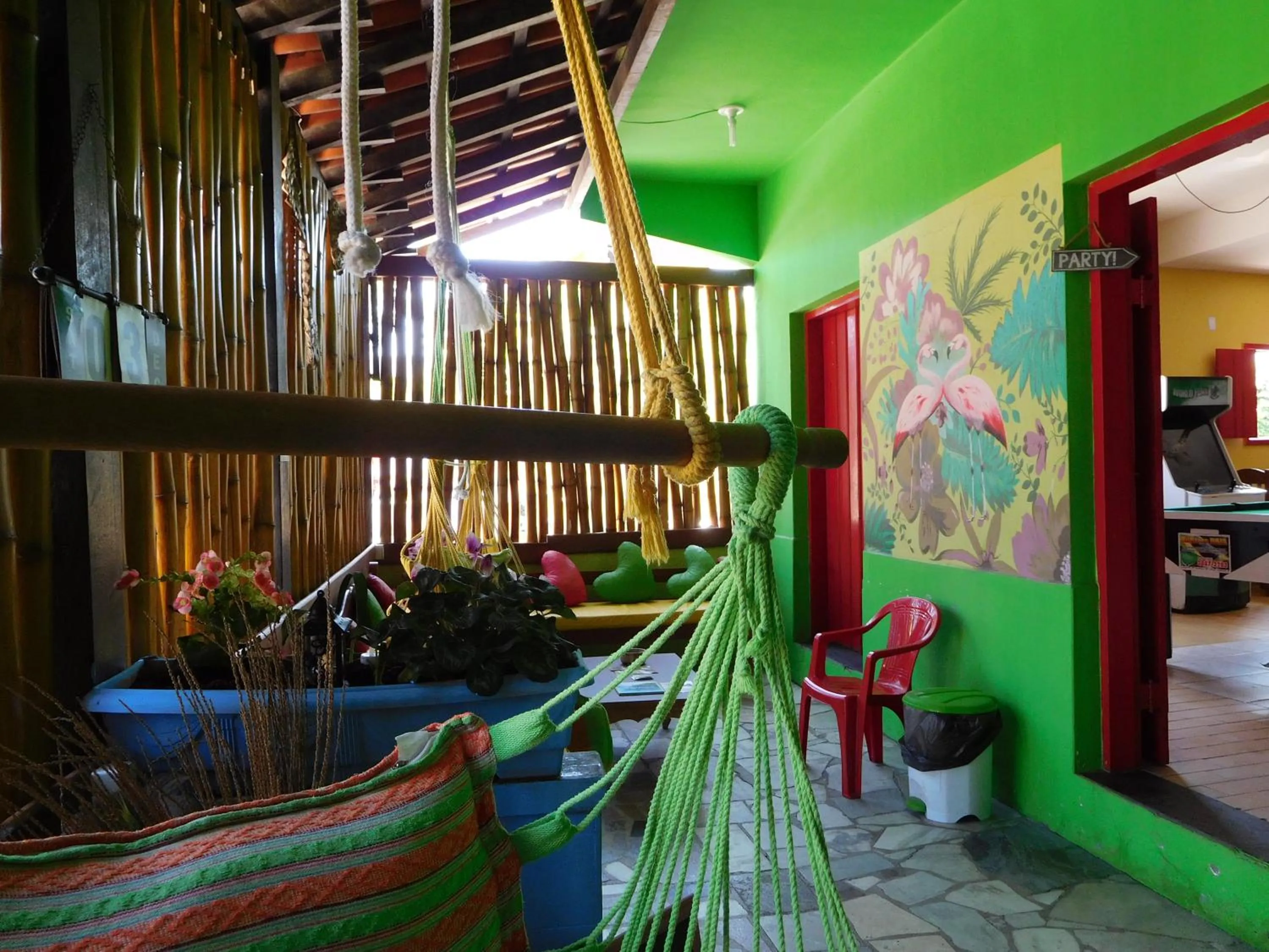 Lobby or reception in Vibe Hostel Paraty