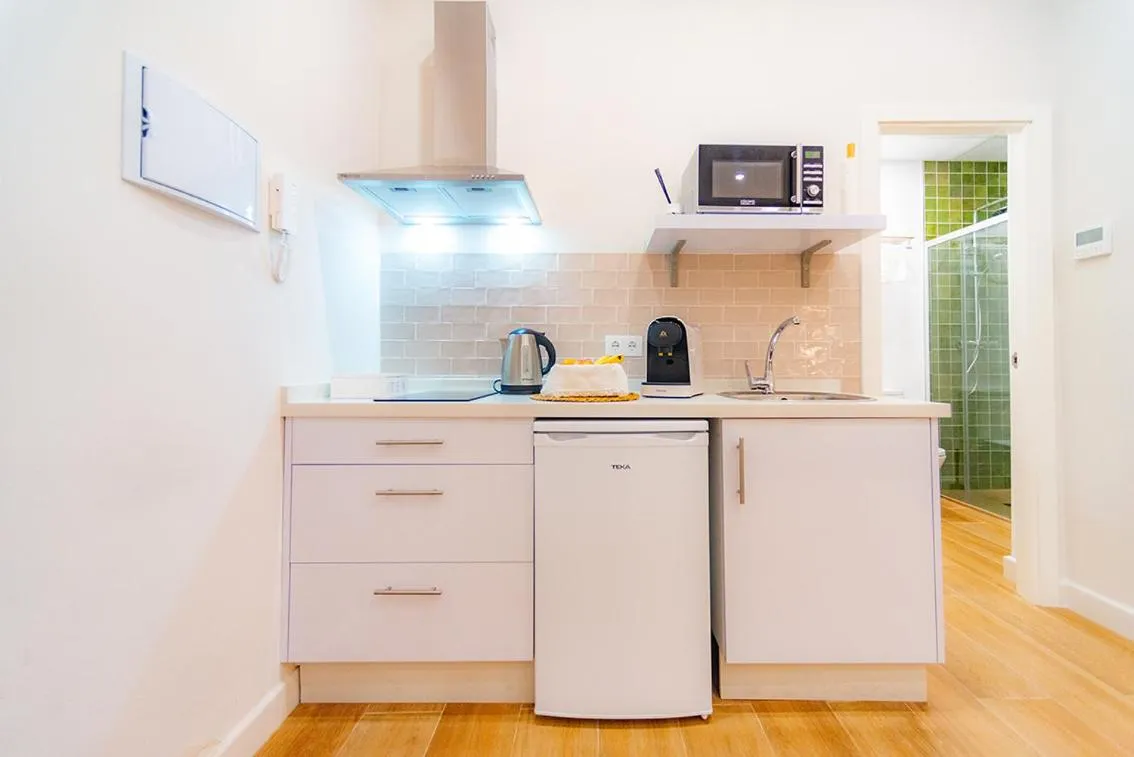 Kitchen or kitchenette in Suites Casa San Mateo