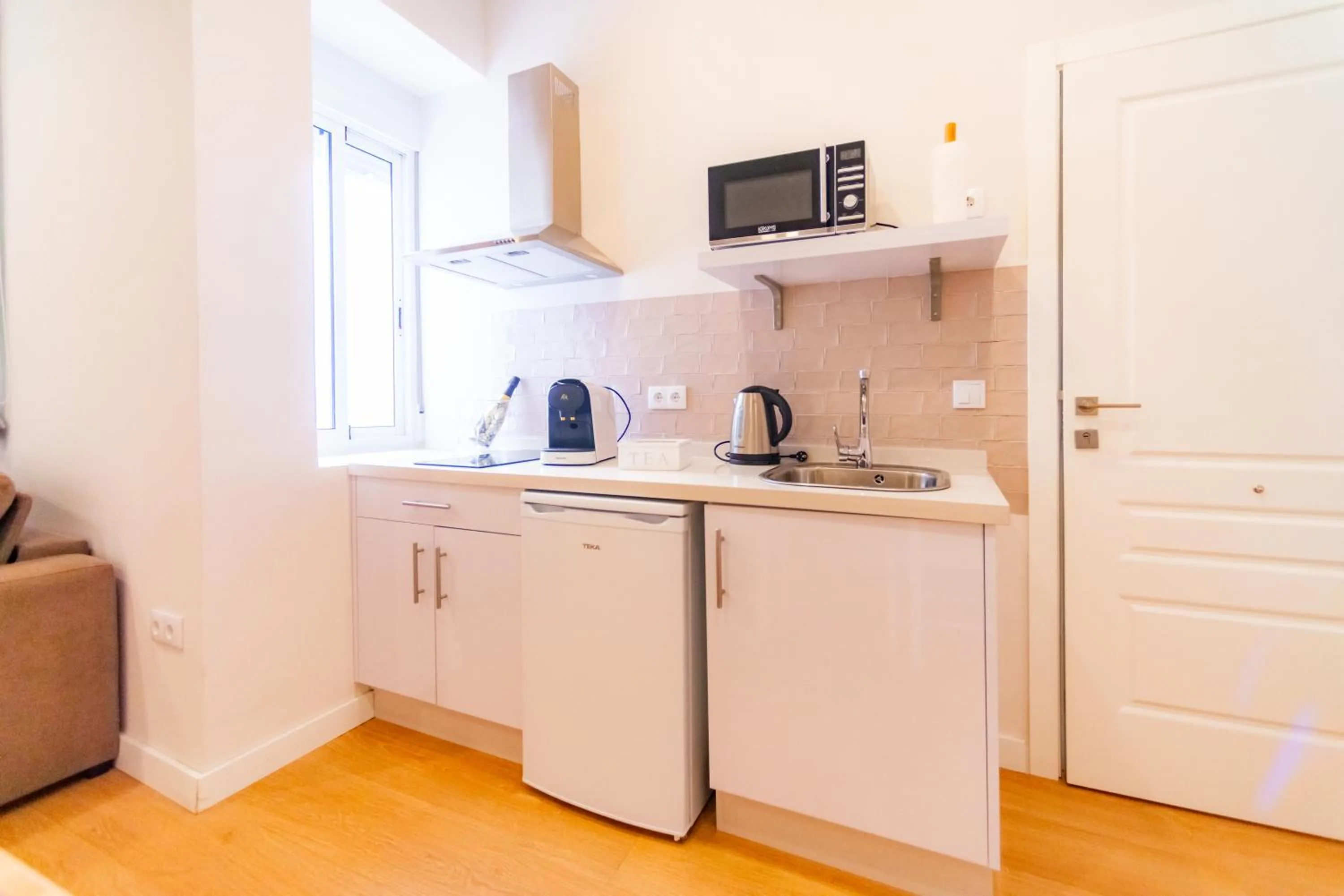 Kitchen or kitchenette in Suites Casa San Mateo