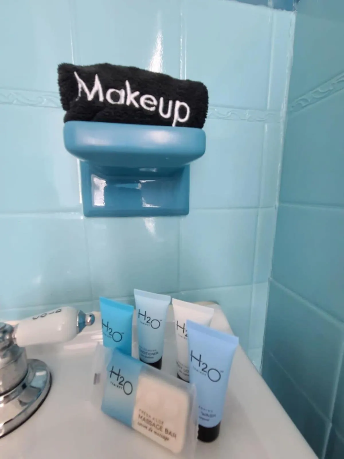 Bathroom in Two Duval Street Condos w parking and pool