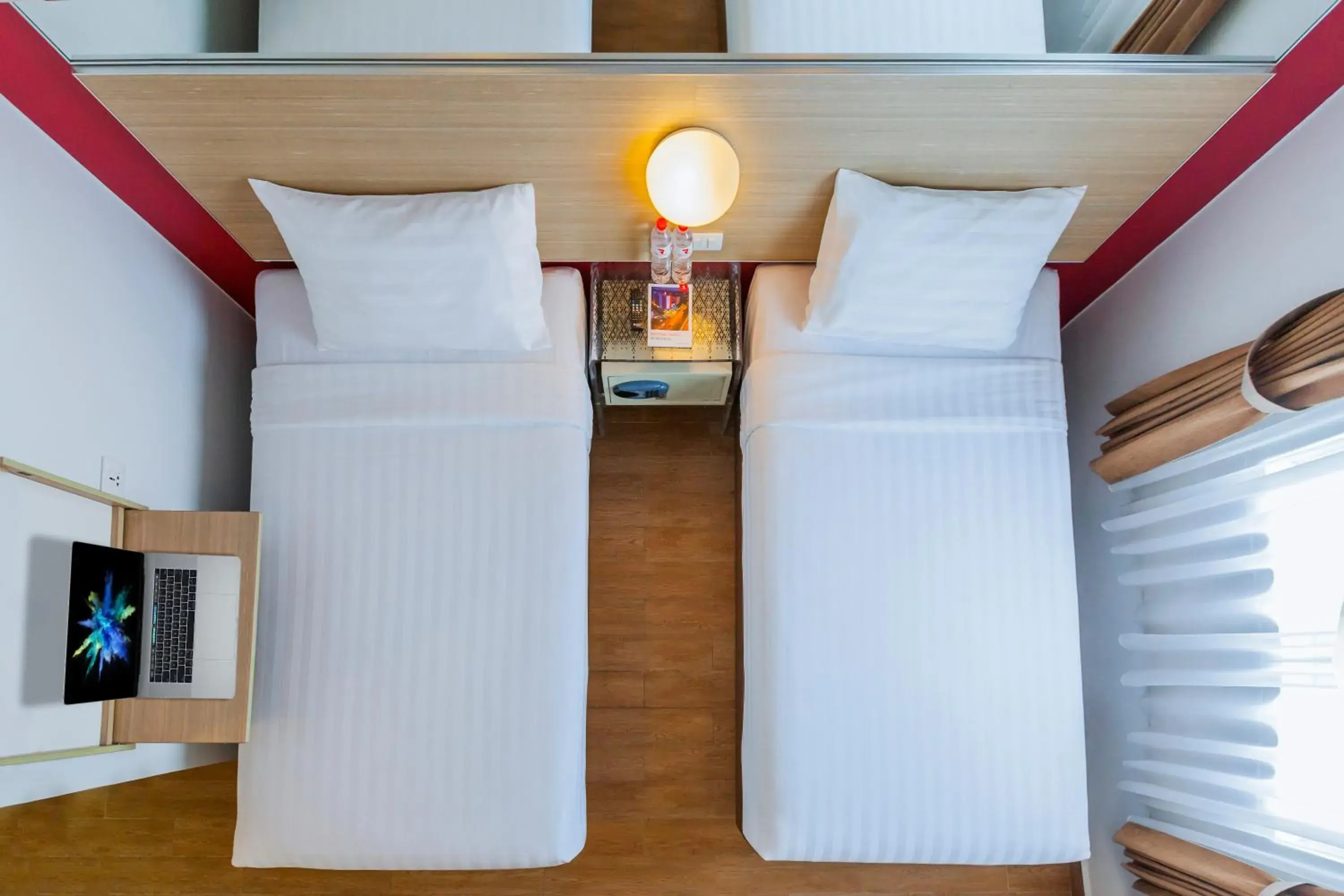 Twin Room in Monoloog Hotel Palembang Twin Room in Monoloog Hotel Palembang