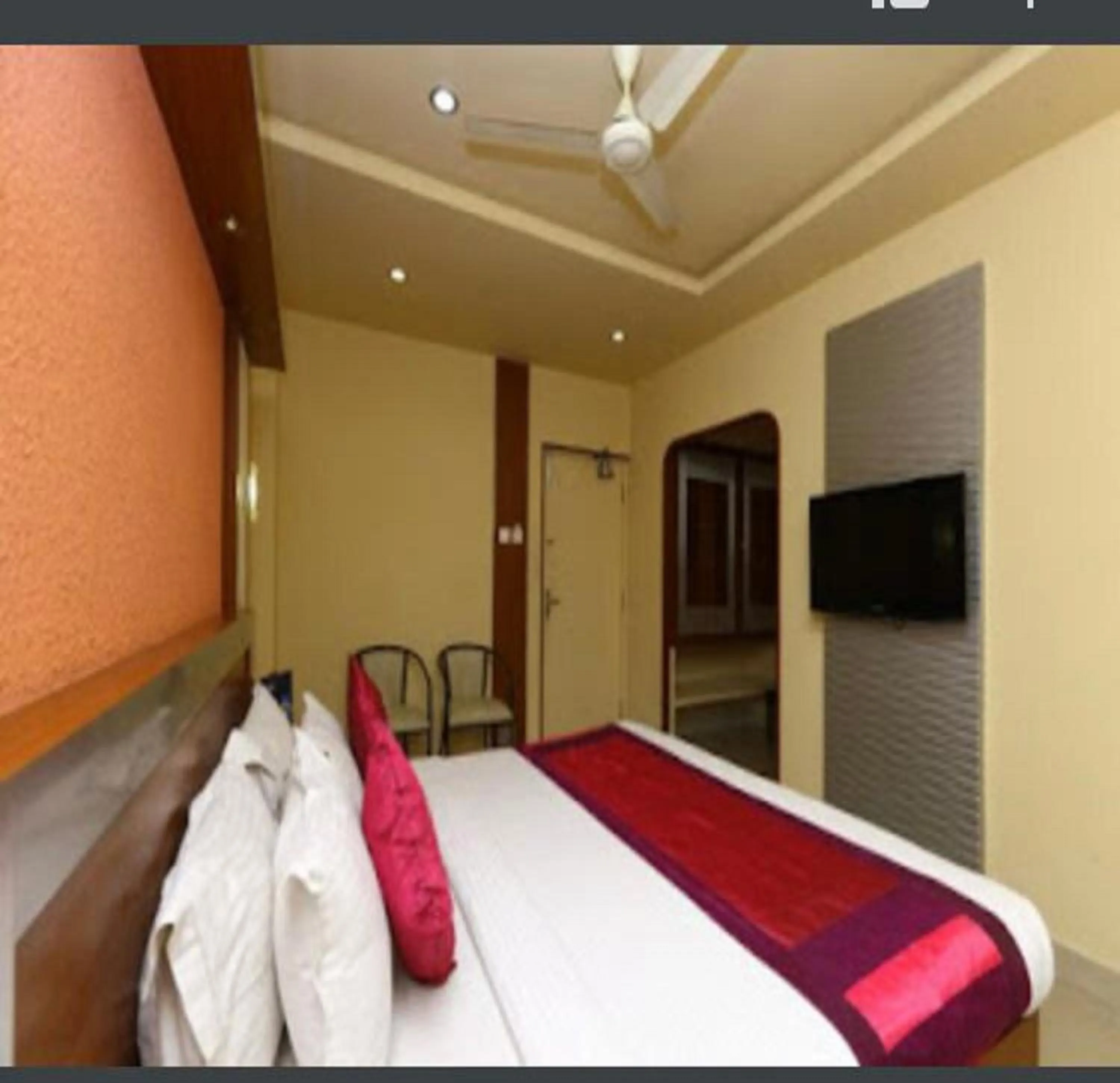 Bedroom, Bed in NavaRATNA Delight