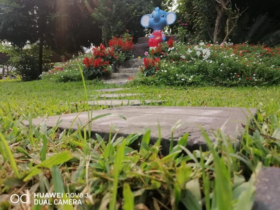 Garden view in Namkhan View Luangprabang Resort