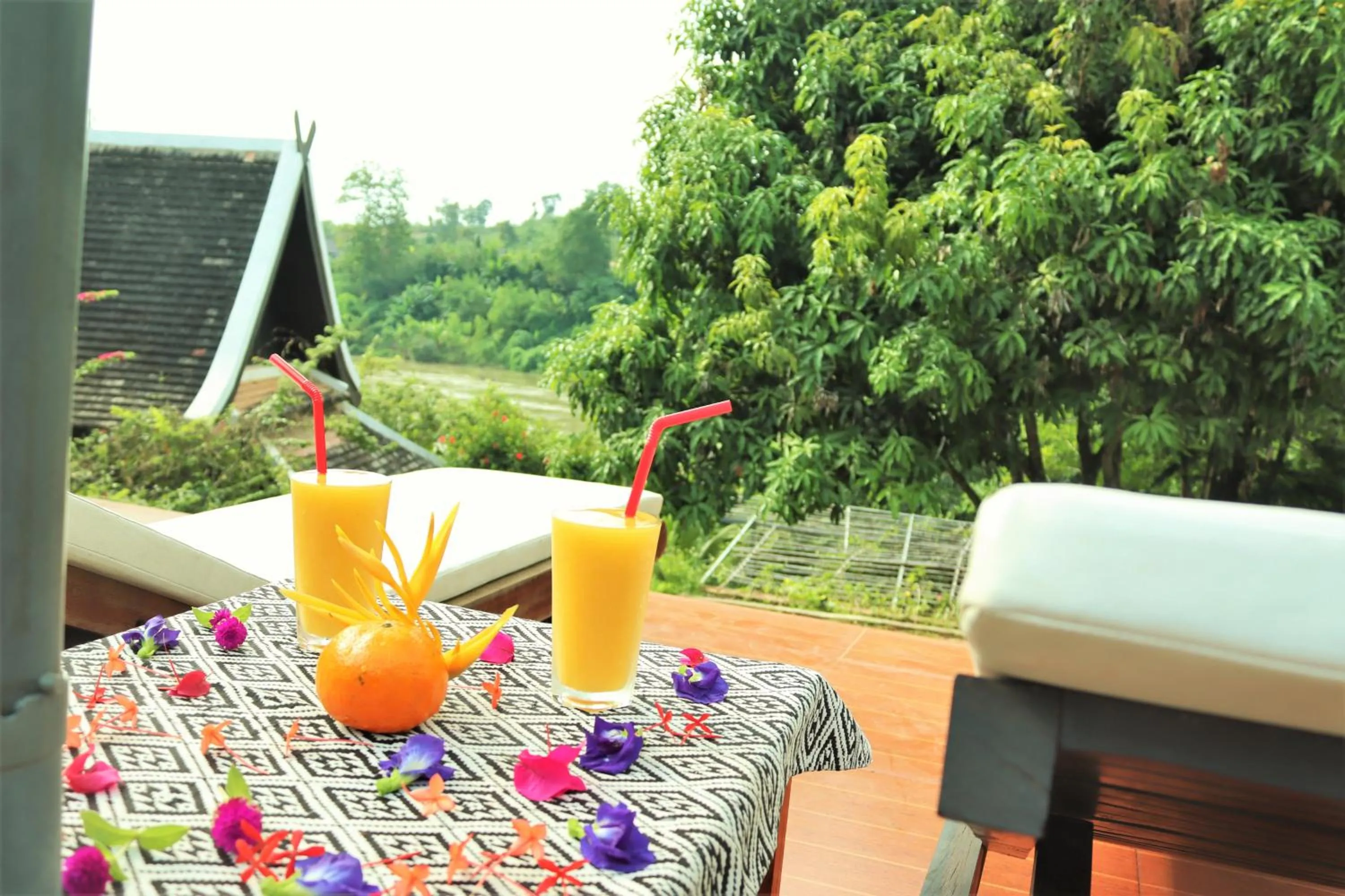 Drinks in Namkhan View Luangprabang Resort