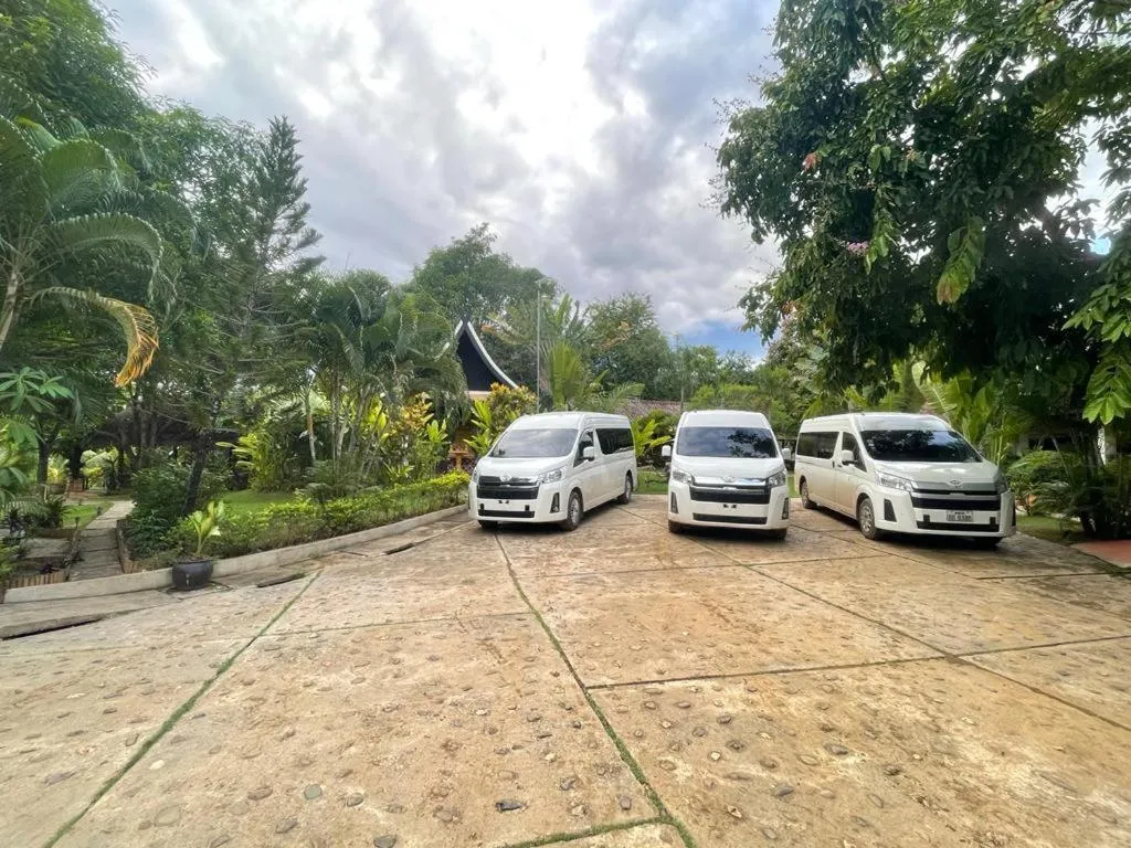 Parking in Namkhan View Luangprabang Resort