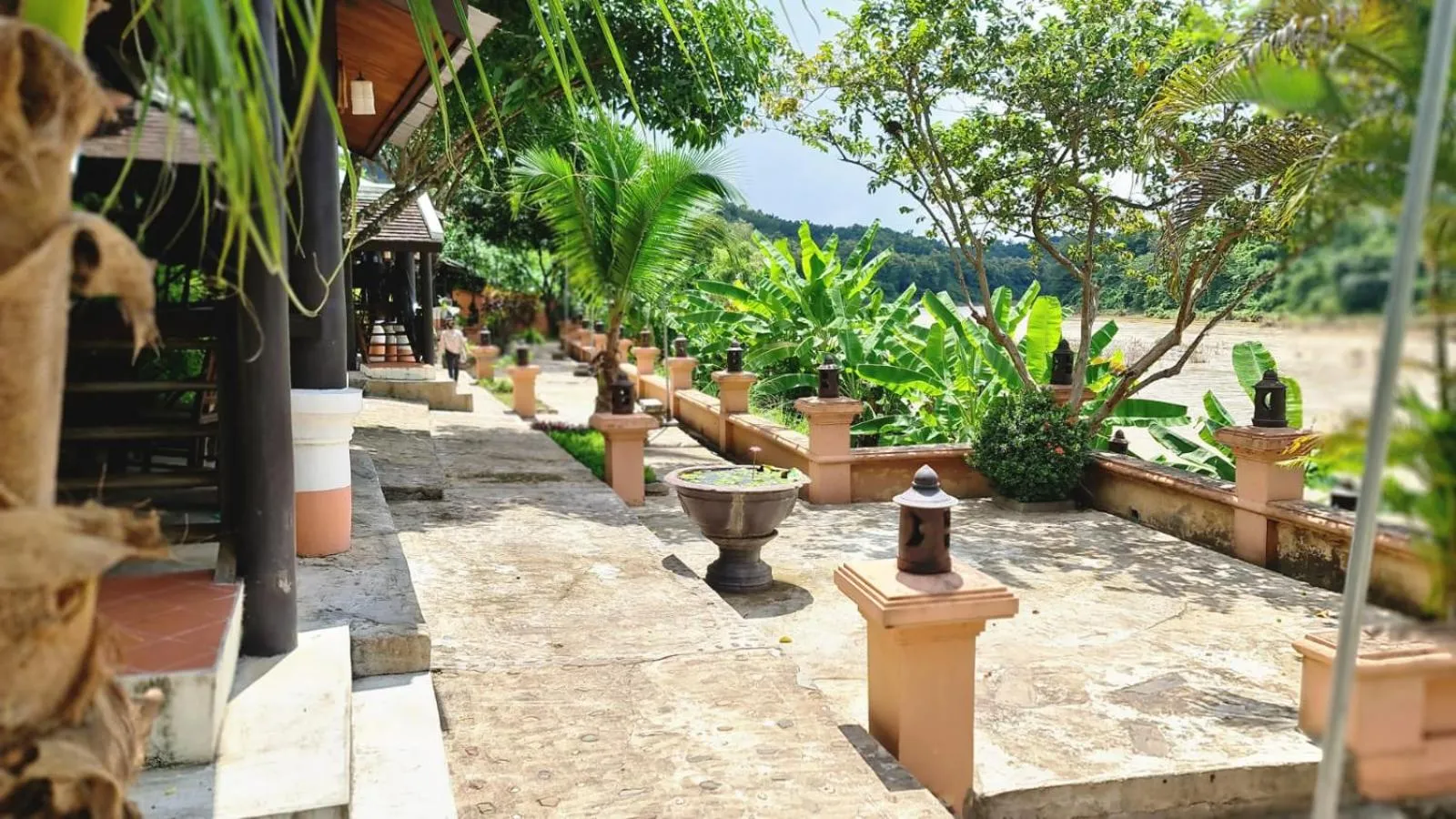 Garden in Namkhan View Luangprabang Resort