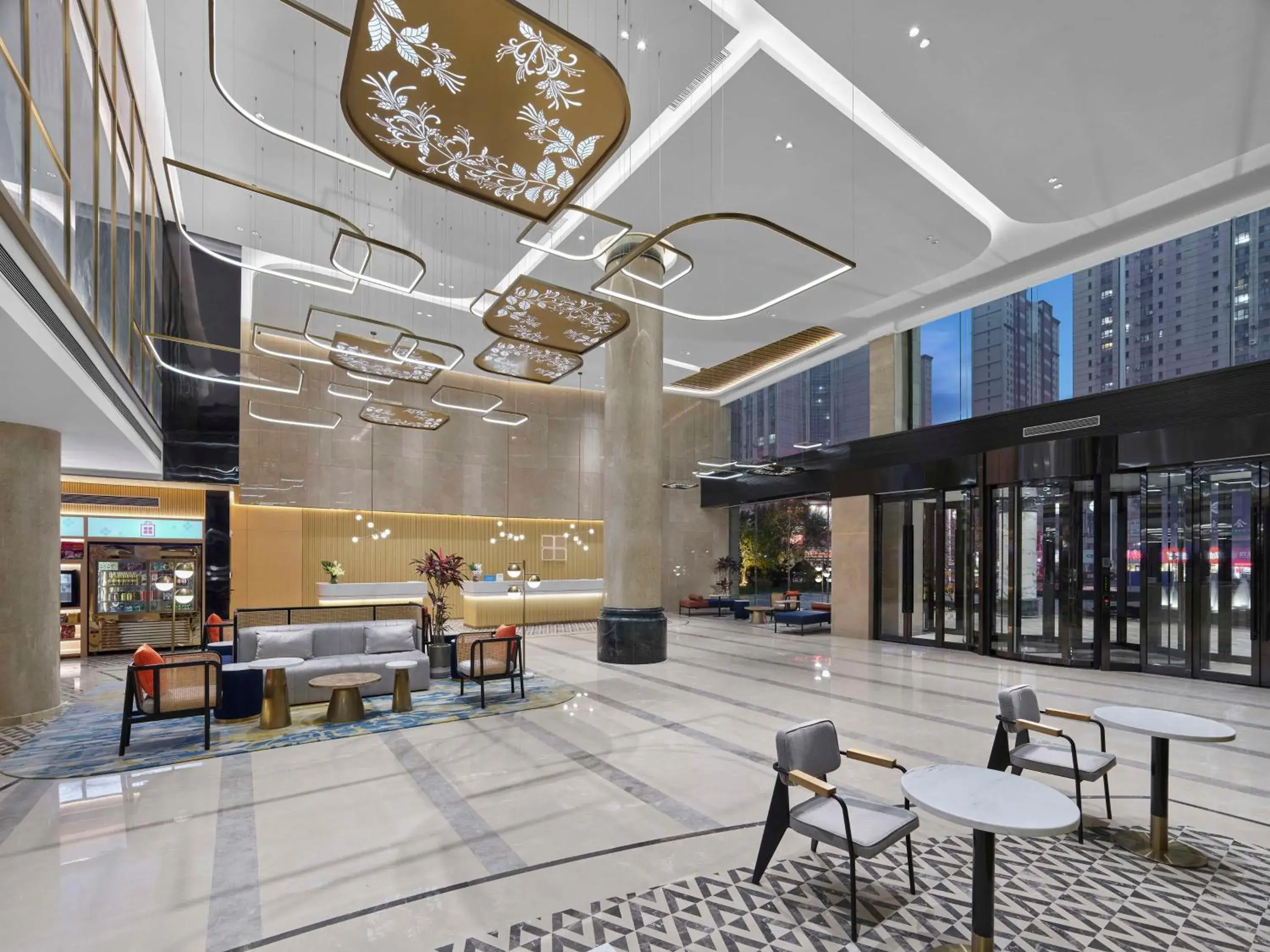 Lobby or reception in Hilton Garden Inn Anshan Haicheng Lobby or reception in Hilton Garden Inn Anshan Haicheng