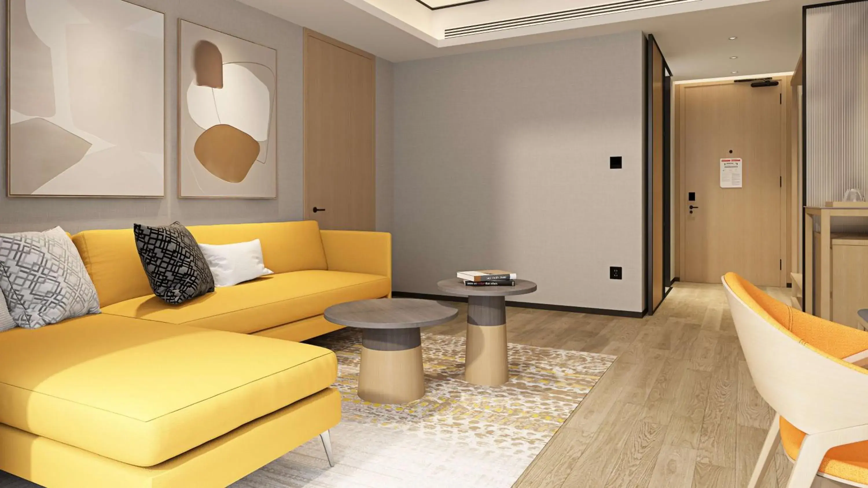 Living room in Hilton Garden Inn Anshan Haicheng Living room in Hilton Garden Inn Anshan Haicheng