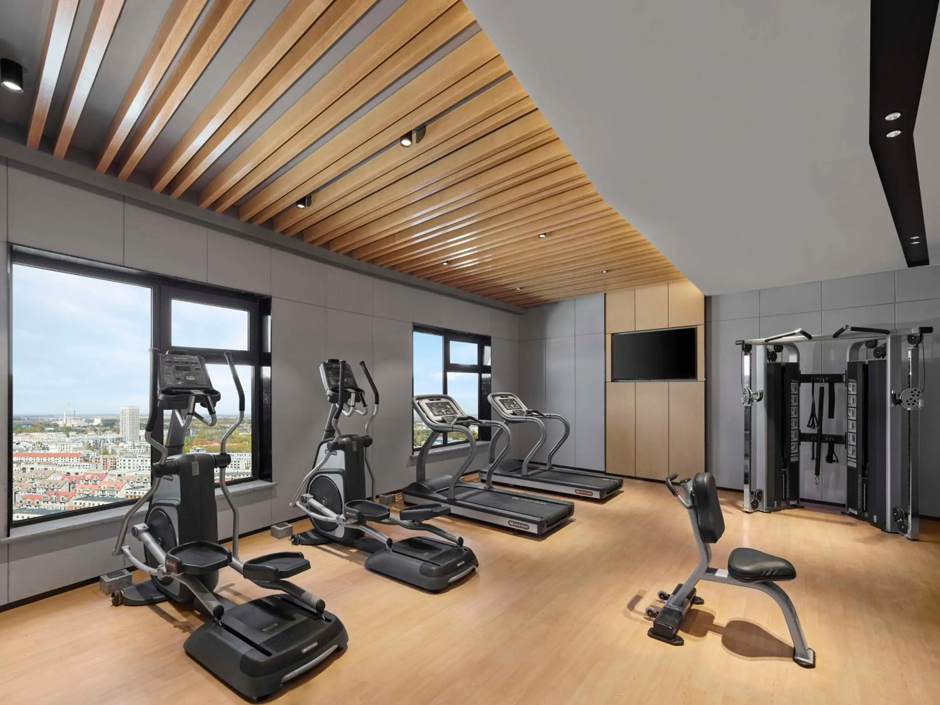 Fitness centre/facilities in Hilton Garden Inn Anshan Haicheng Fitness centre/facilities in Hilton Garden Inn Anshan Haicheng