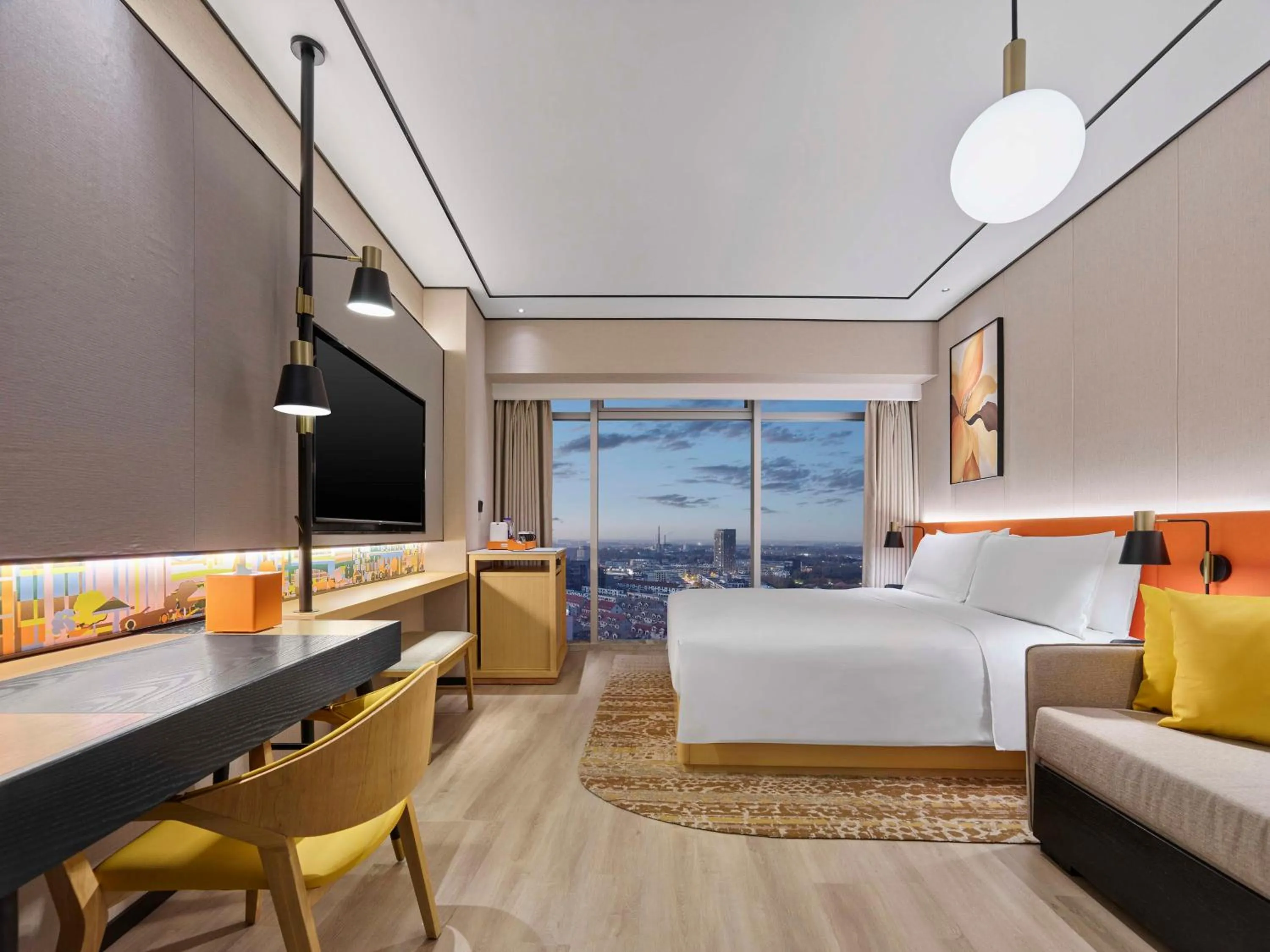 Bedroom, Bed in Hilton Garden Inn Anshan Haicheng