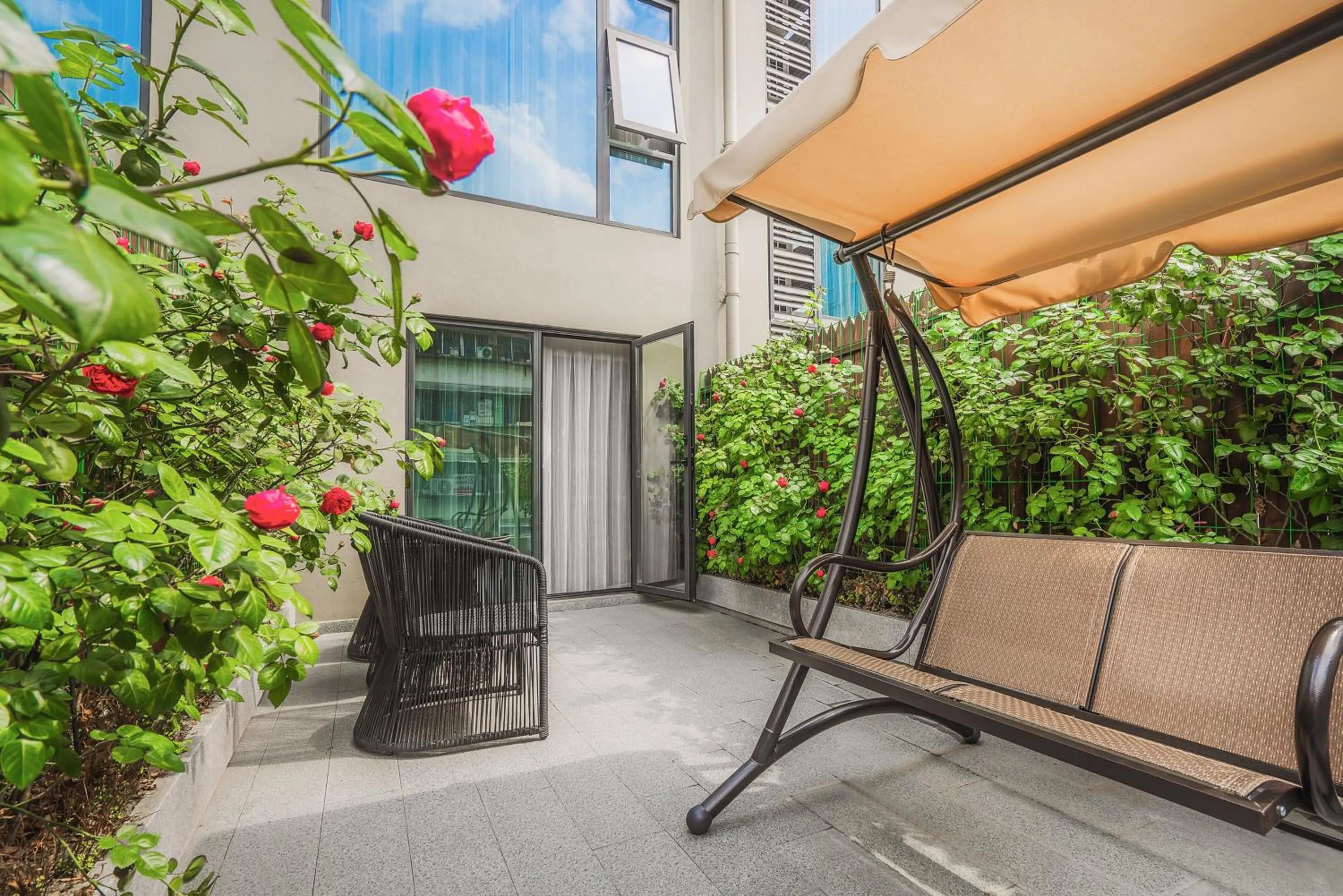 Balcony/Terrace in Hilton Garden Inn Chengdu Kuanzhai Alley