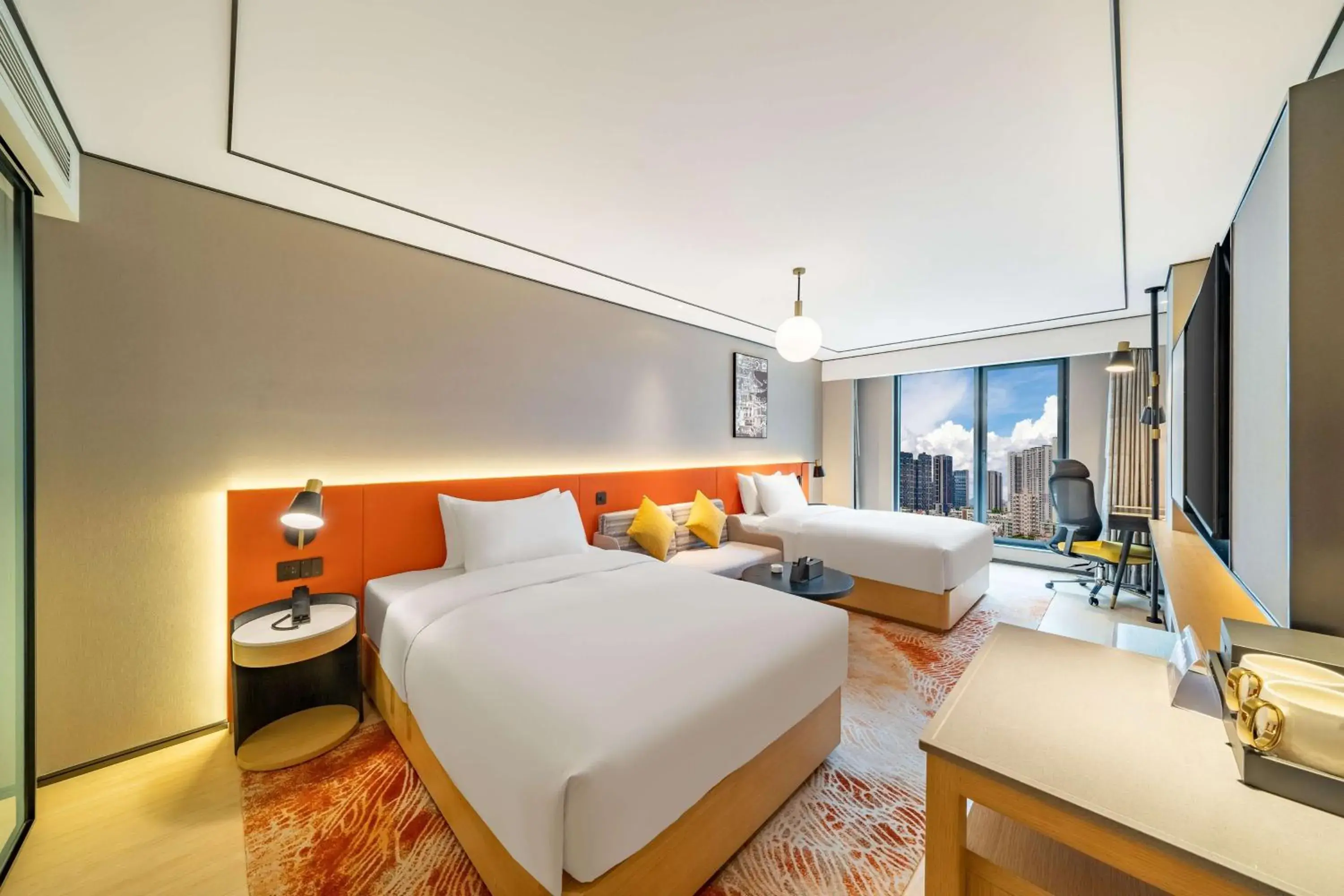 Twin Room in Hilton Garden Inn Chengdu Kuanzhai Alley Twin Room in Hilton Garden Inn Chengdu Kuanzhai Alley