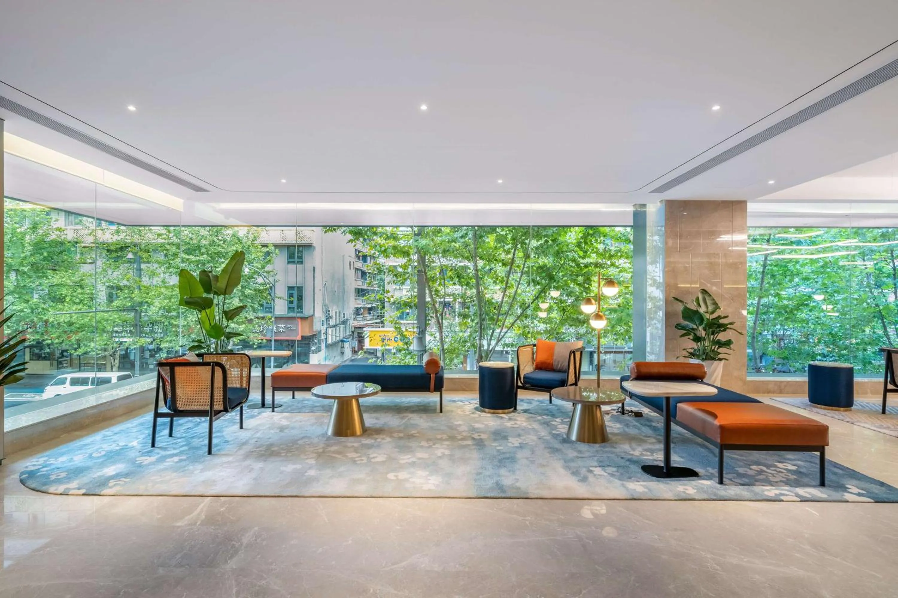Lobby or reception in Hilton Garden Inn Chengdu Kuanzhai Alley
