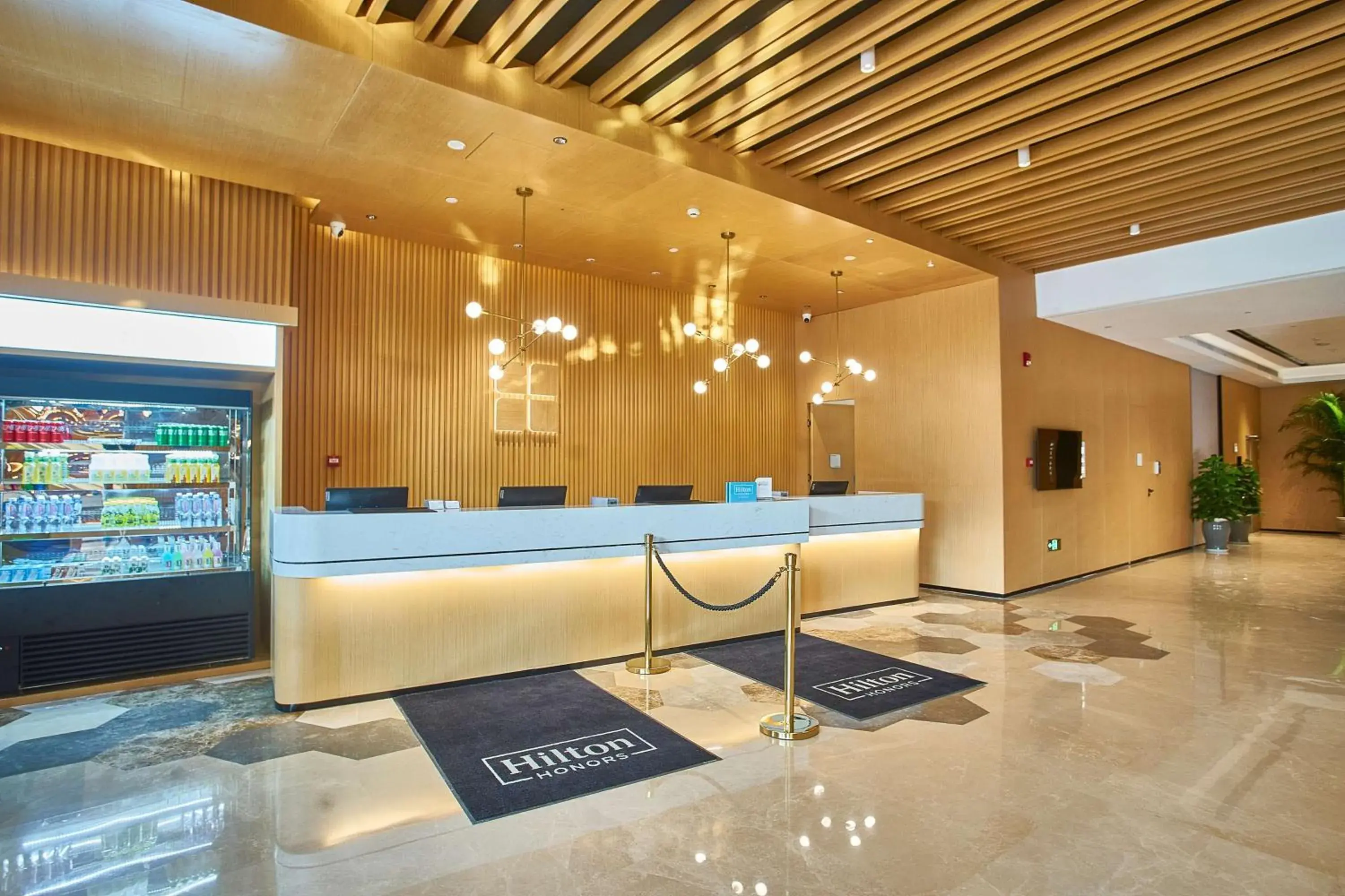 Lobby or reception in Hilton Garden Inn Chenzhou Beihu Lobby or reception in Hilton Garden Inn Chenzhou Beihu