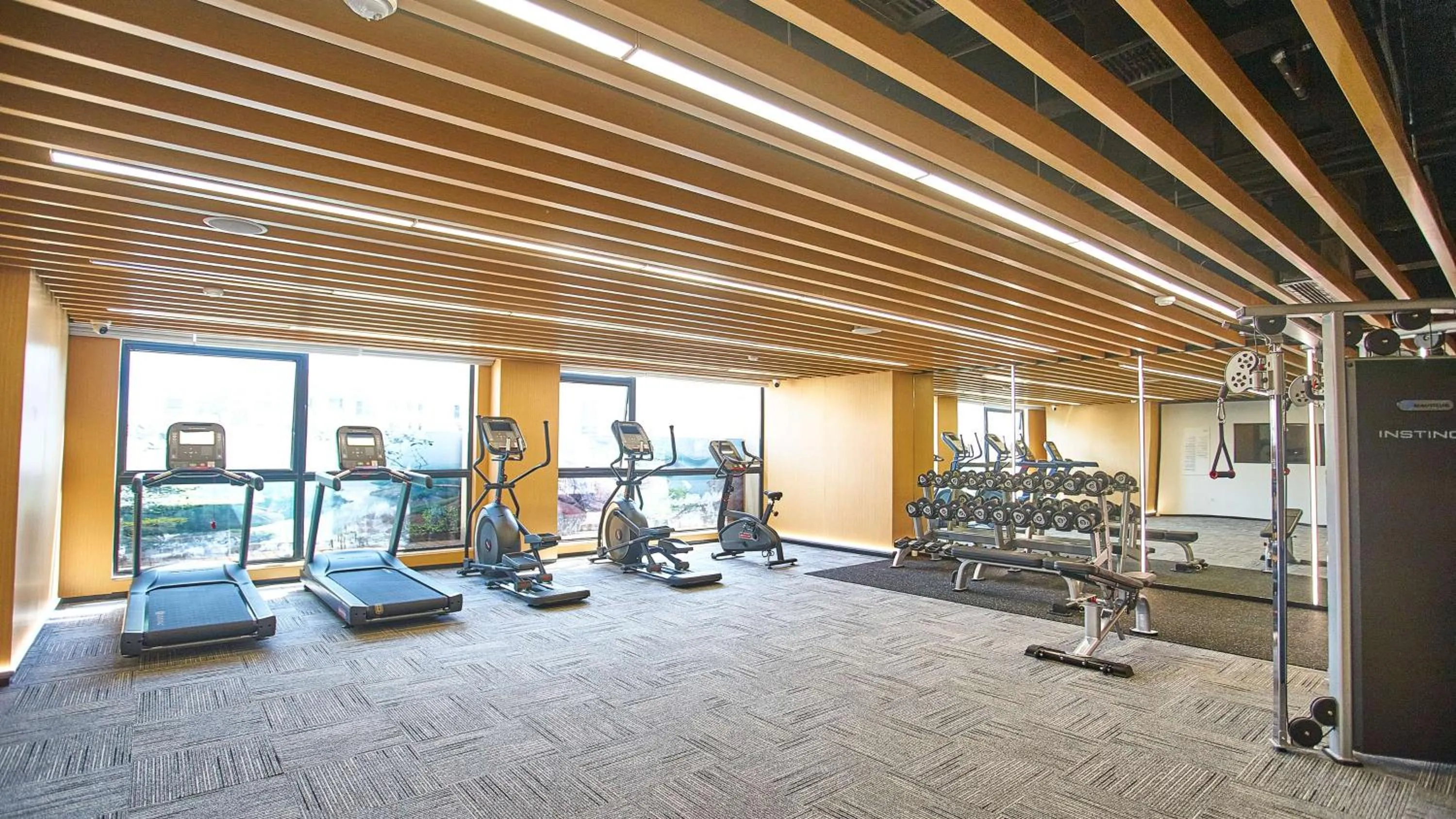 Fitness centre/facilities in Hilton Garden Inn Chenzhou Beihu