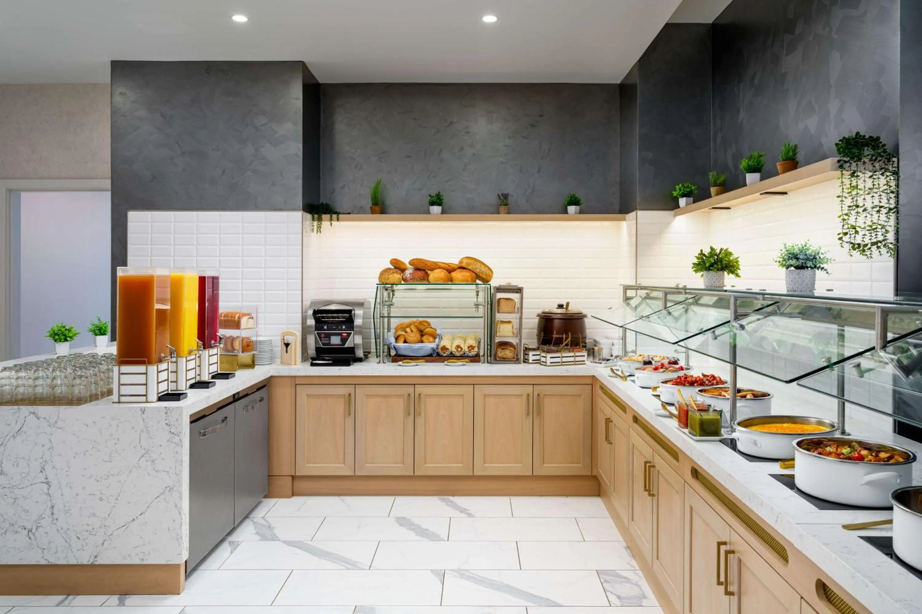 Breakfast in Hilton New York Times Square