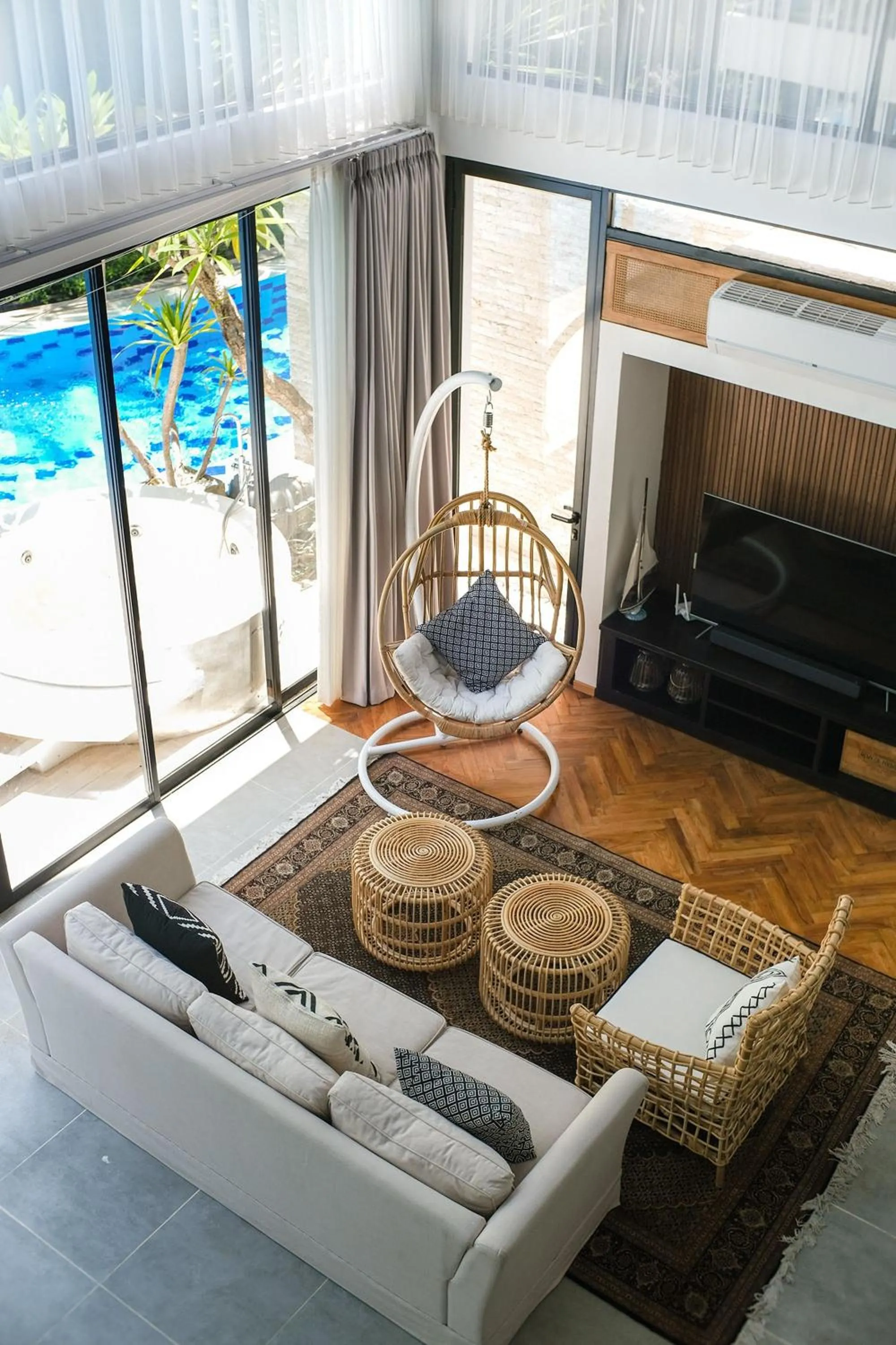 Seating area in Inara Villa