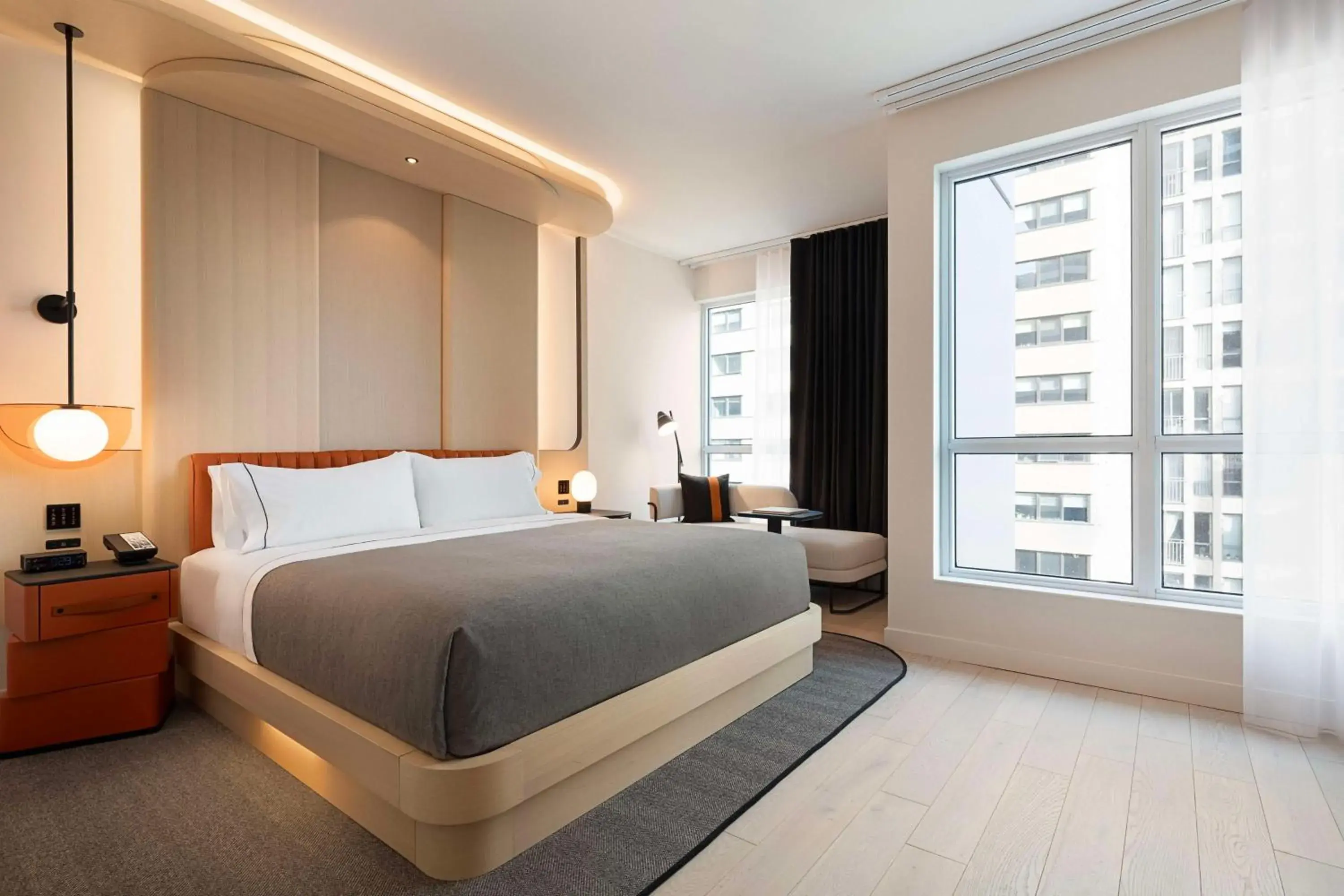 King Room with Roll-In-Shower - Mobility/Hearing Accessible in Canopy By Hilton Toronto Yorkville King Room with Roll-In-Shower - Mobility/Hearing Accessible in Canopy By Hilton Toronto Yorkville