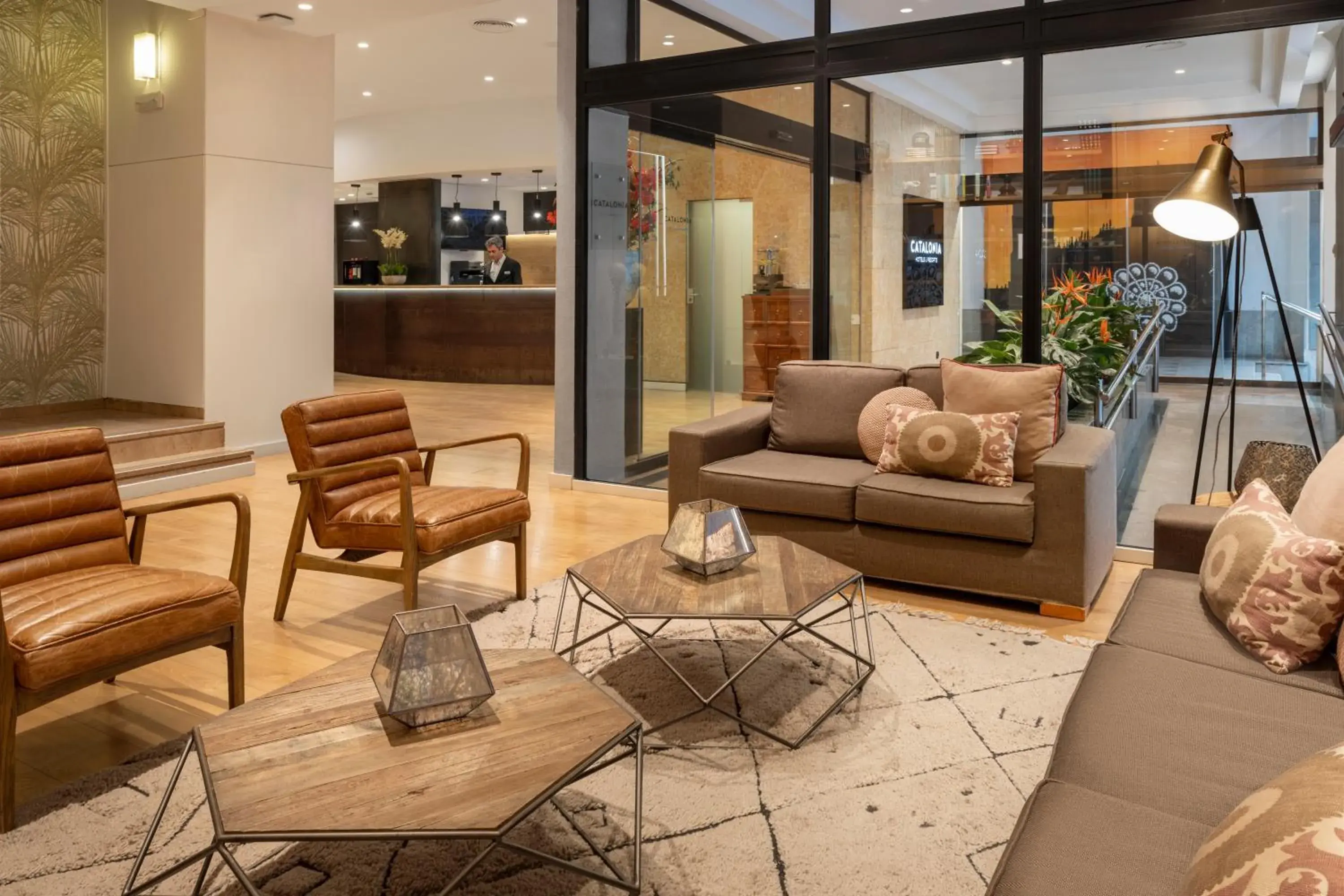 Lobby or reception in Catalonia Plaza Mayor Salamanca Lobby or reception in Catalonia Plaza Mayor Salamanca