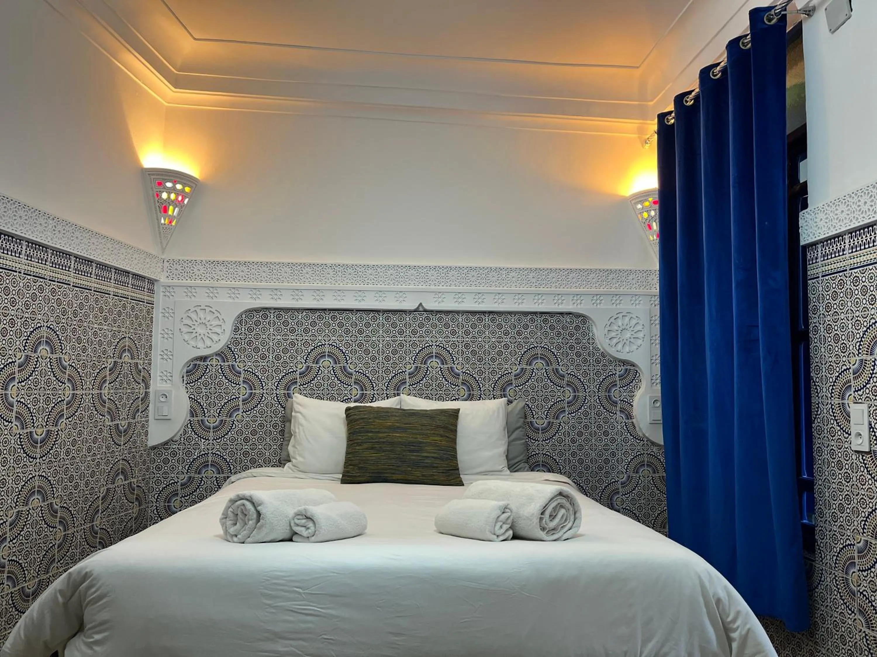 Bed in Riad Imndi