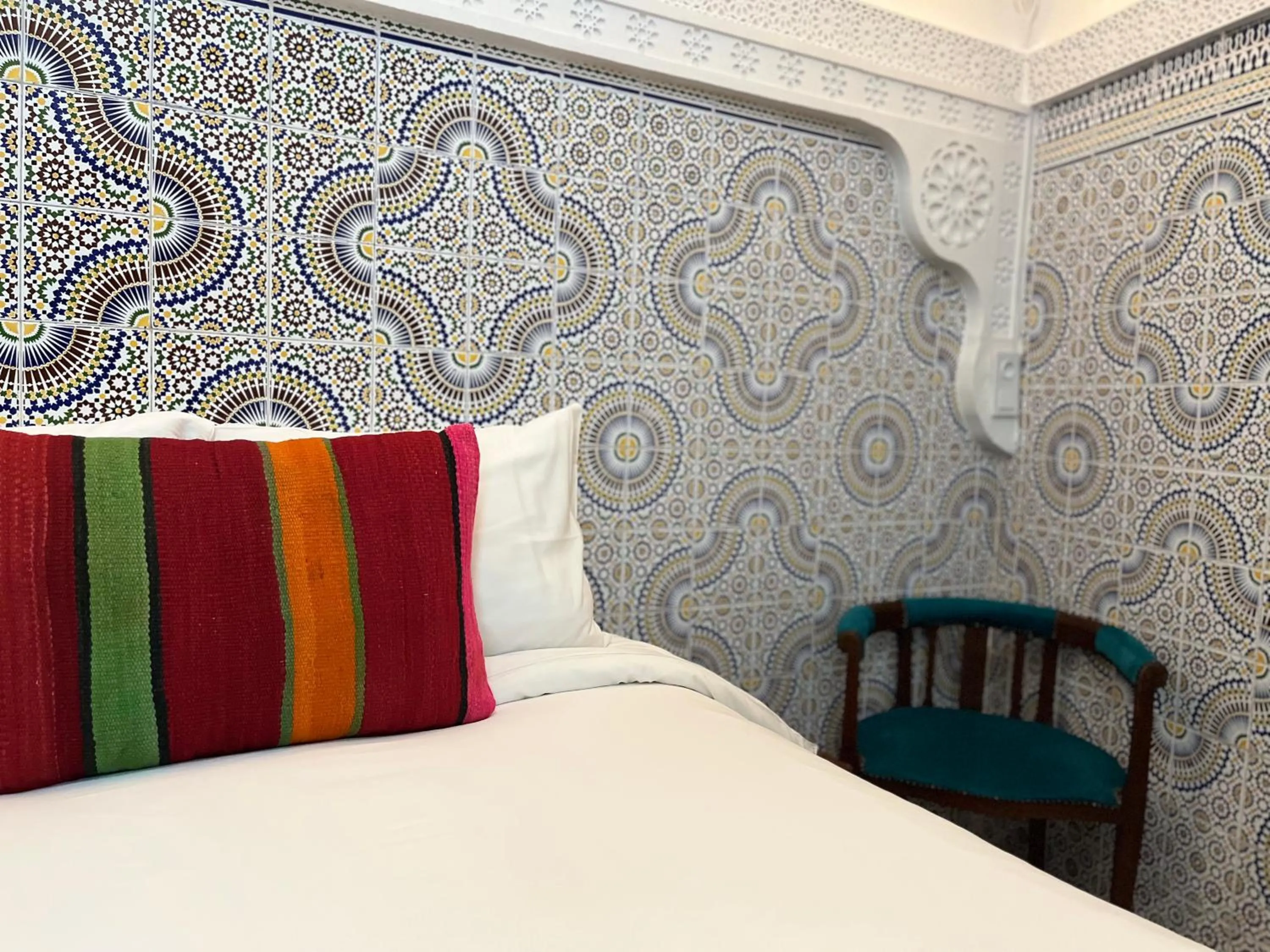 Bed in Riad Imndi