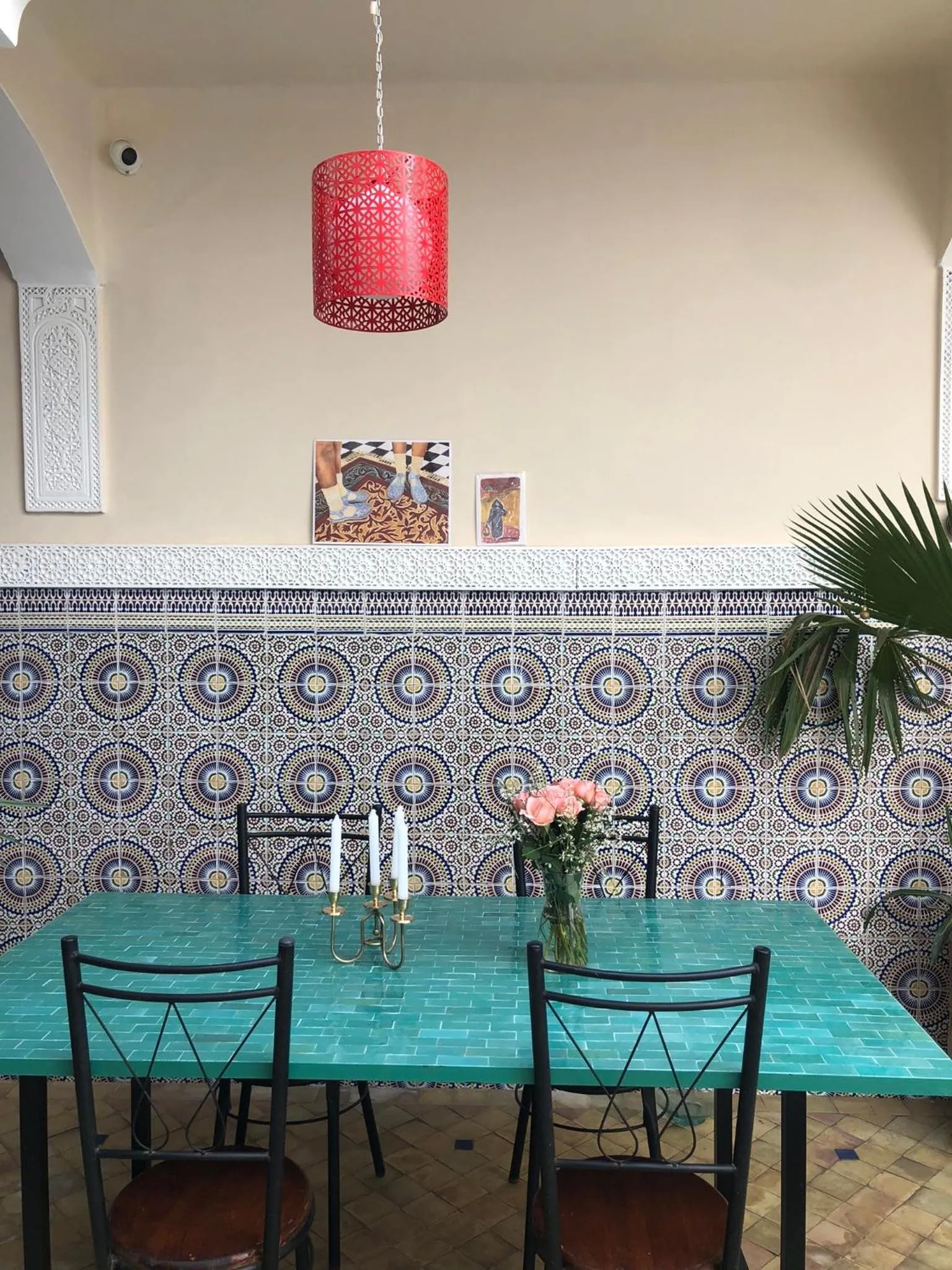 Seating area in Riad Imndi