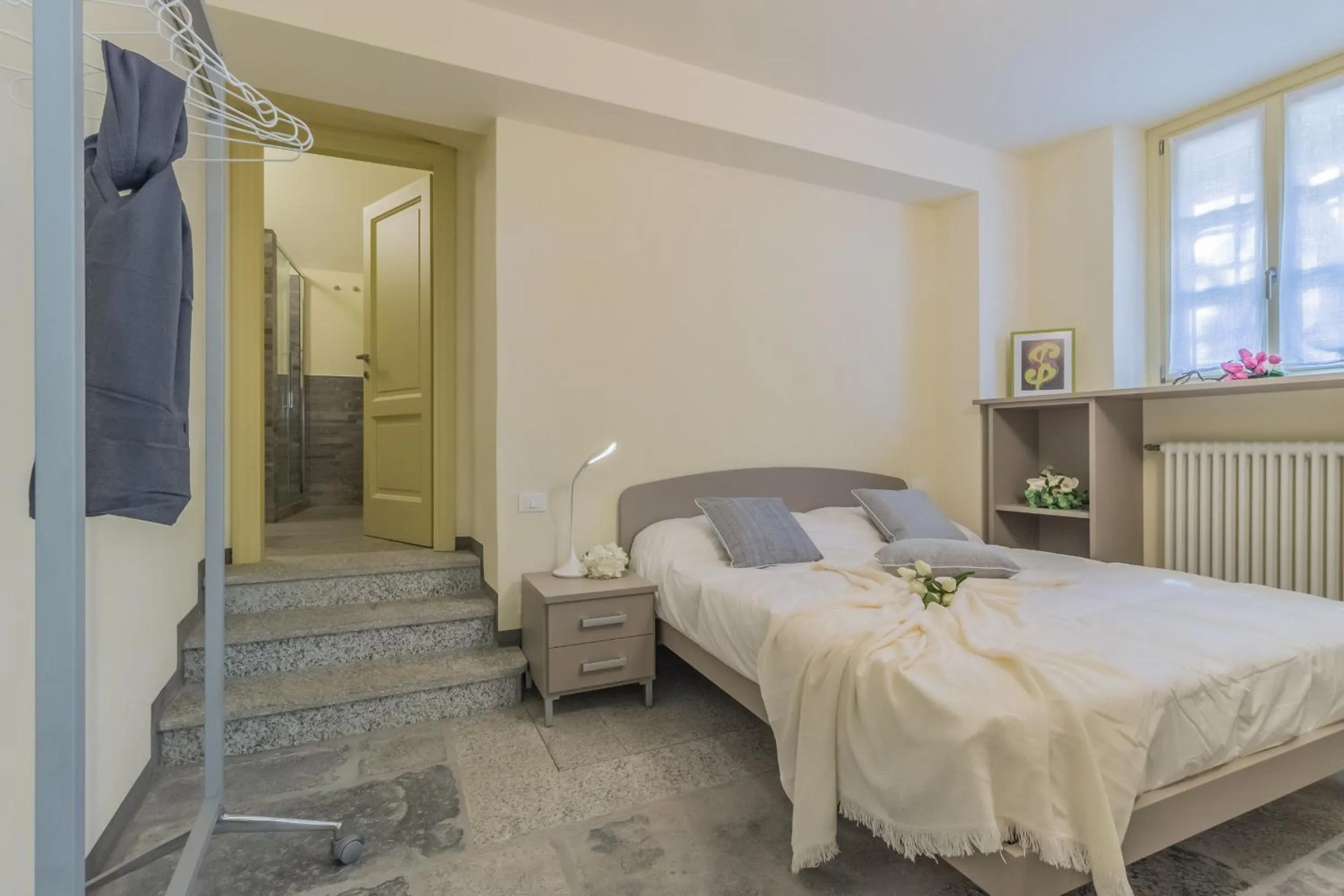 Bed in Tiny Duke Apartment