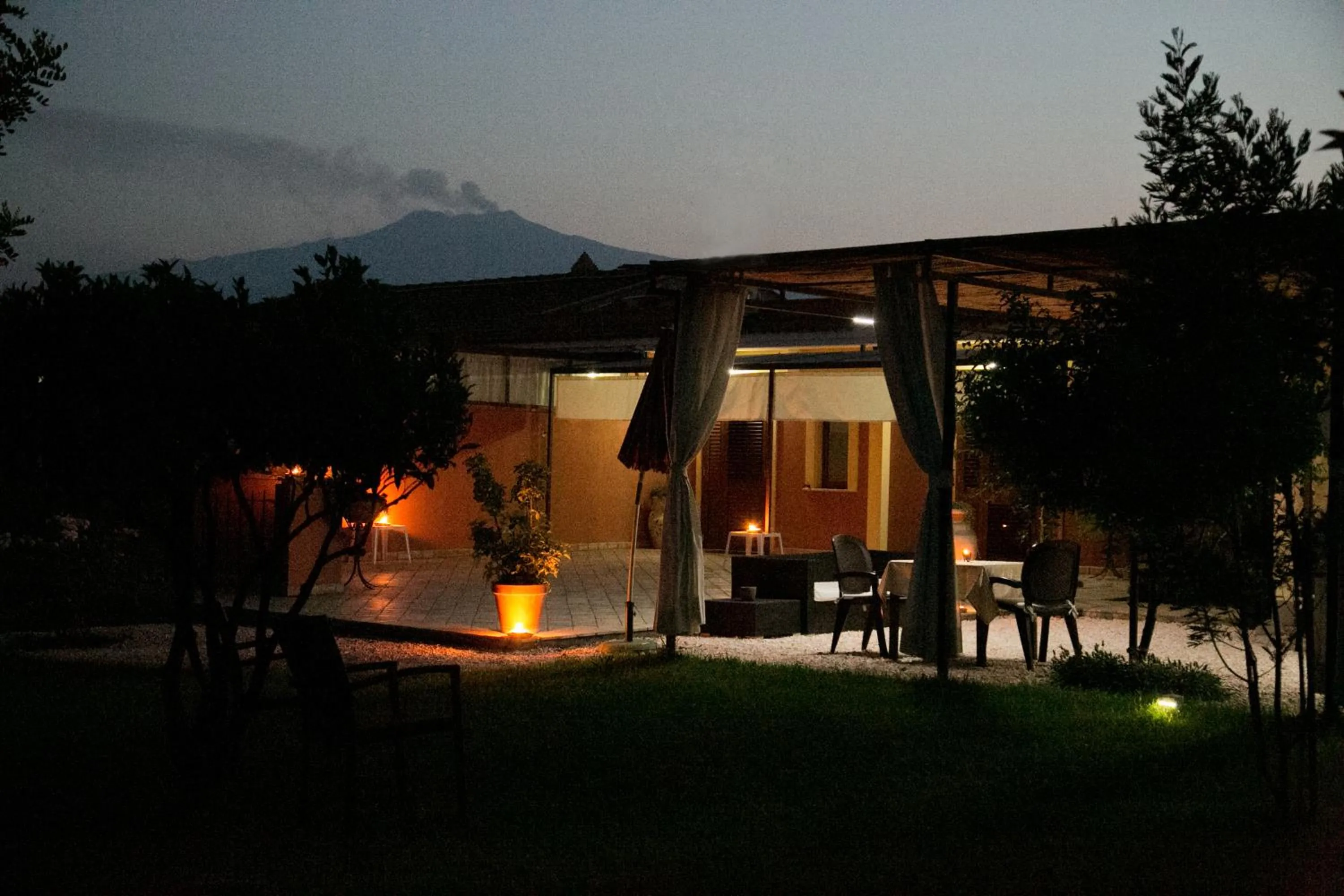 Patio in B&B Villa Valentina