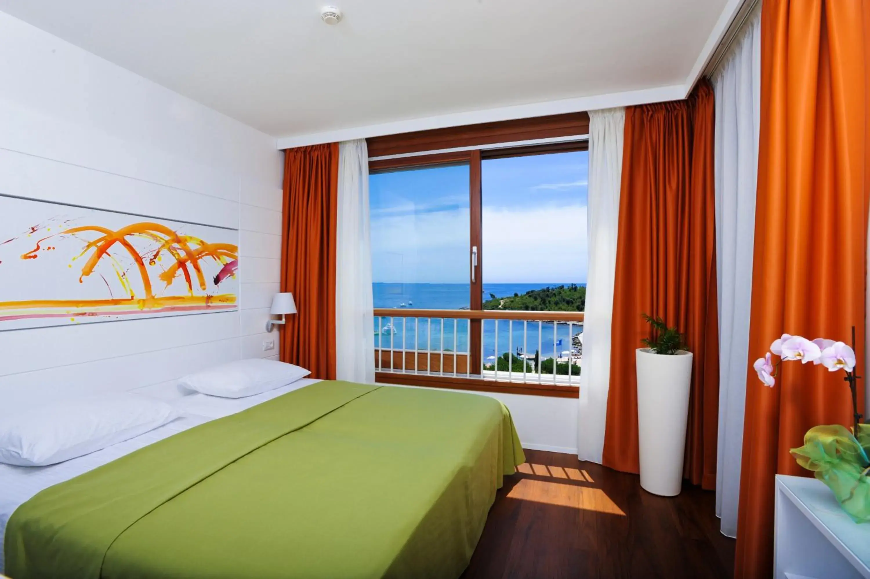 Bed in All Suite Island Hotel Istra