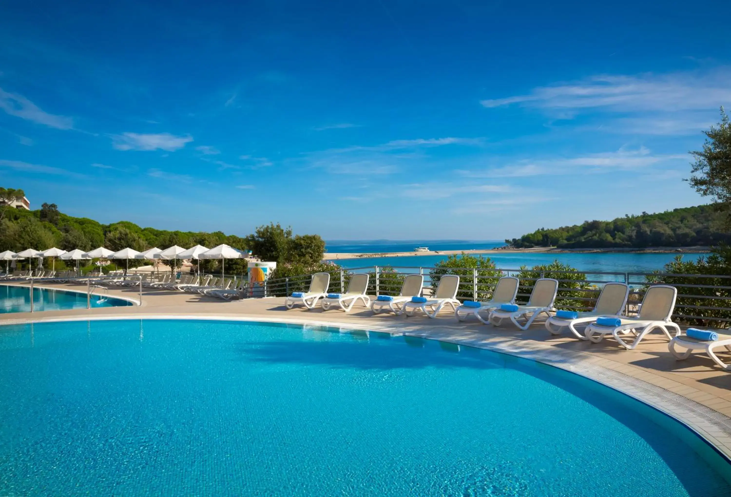 View (from property/room), Swimming Pool in All Suite Island Hotel Istra