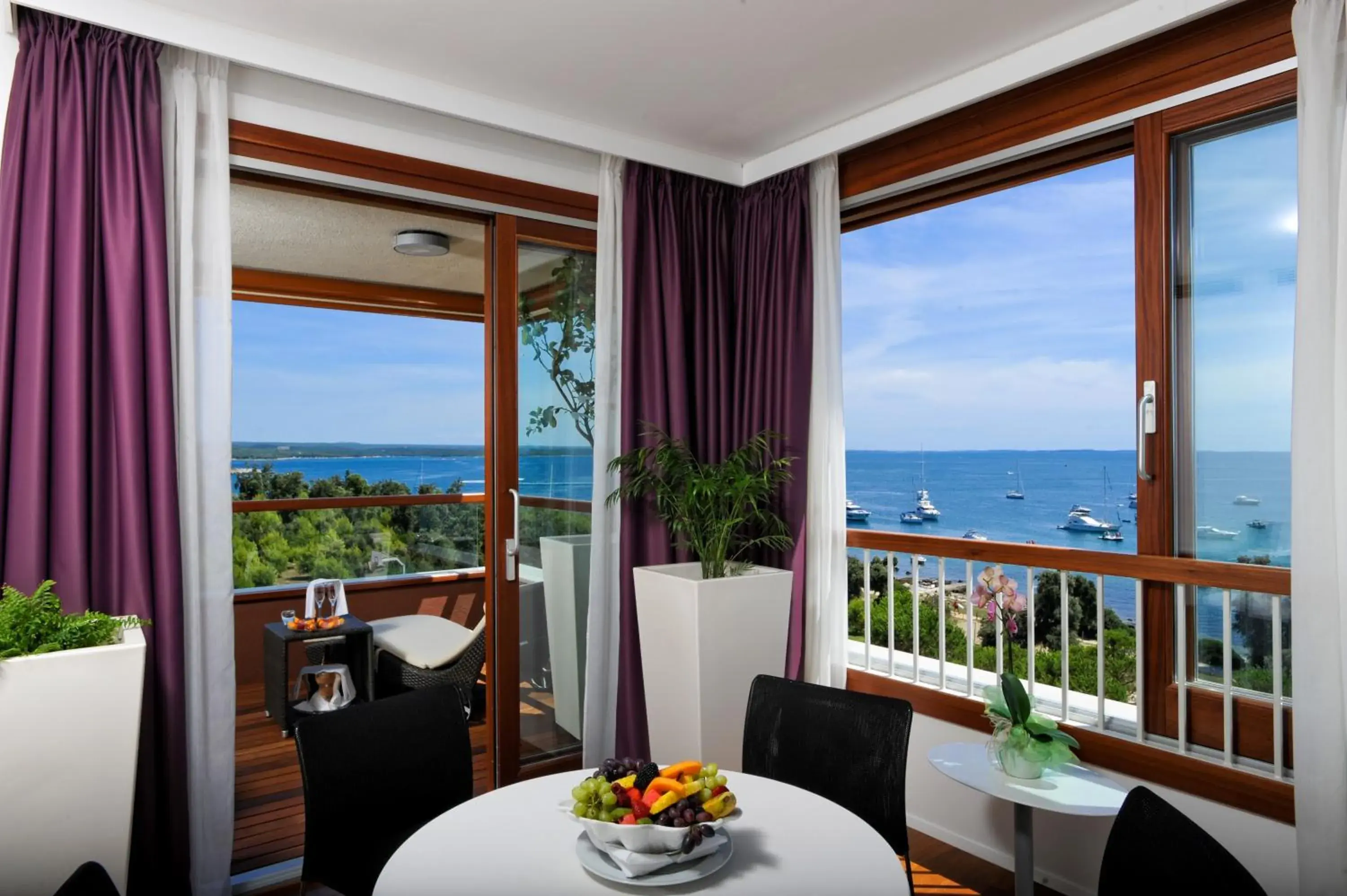 Balcony/Terrace in All Suite Island Hotel Istra