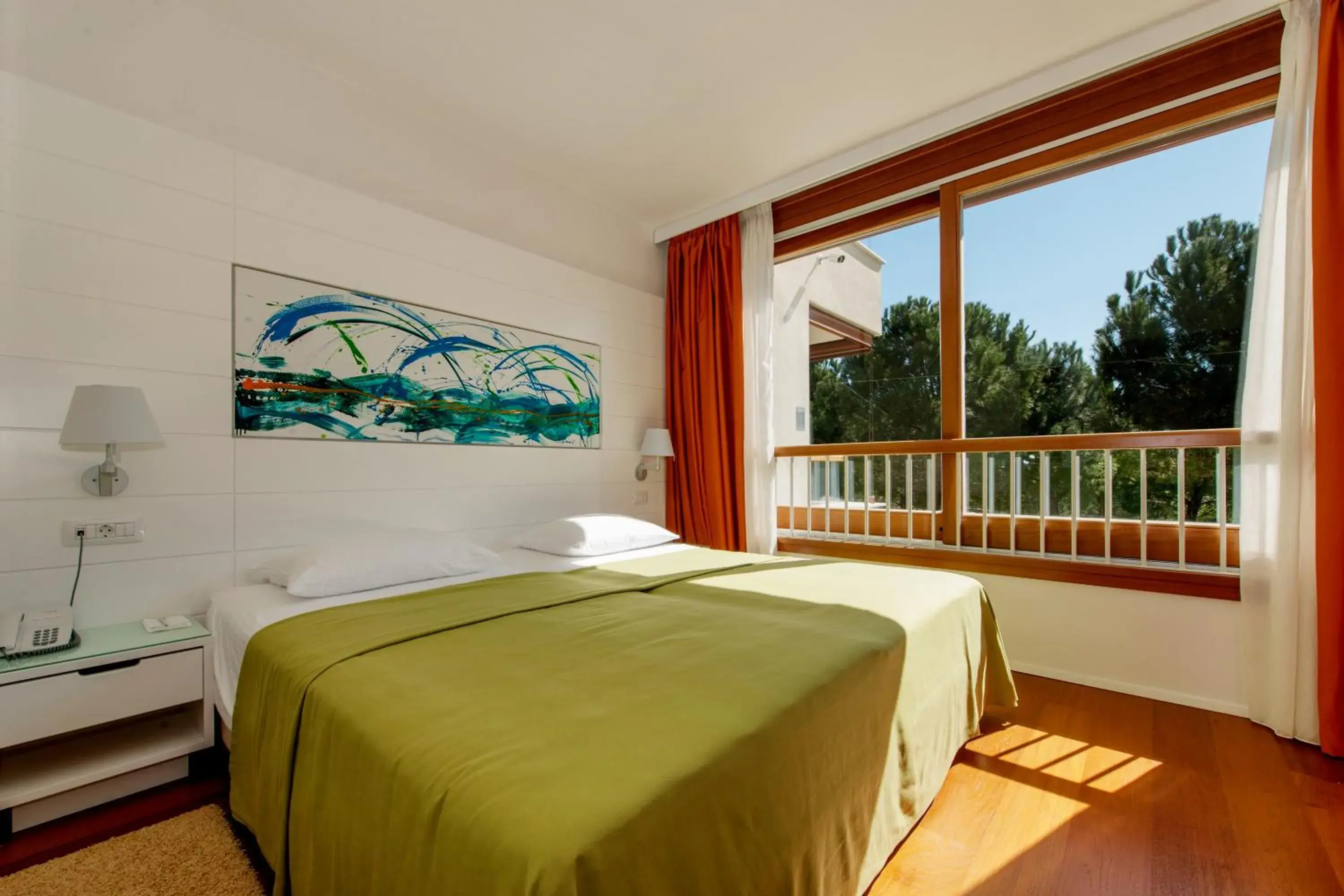 Bed in All Suite Island Hotel Istra