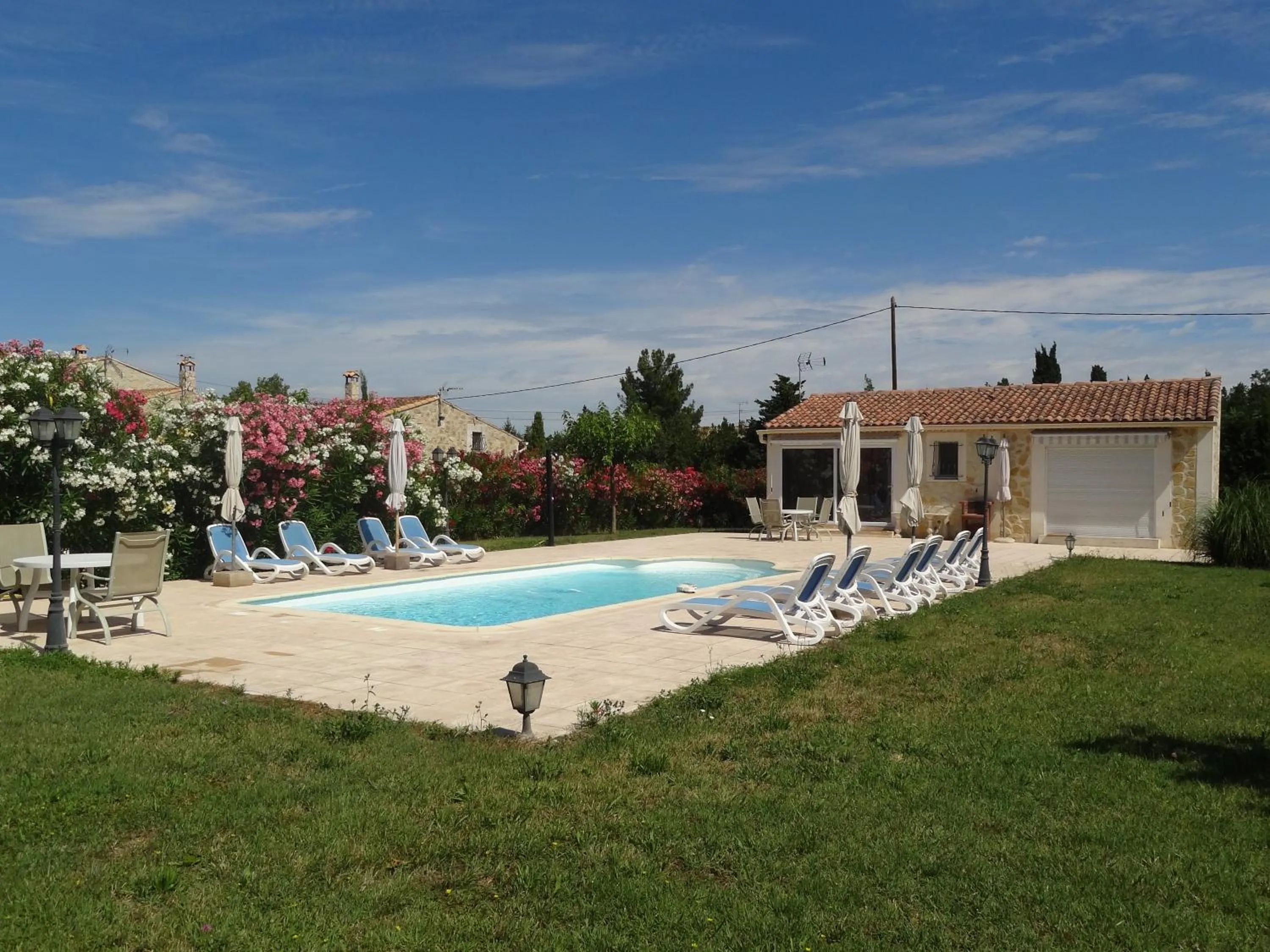 Swimming pool in Locations des Alpilles