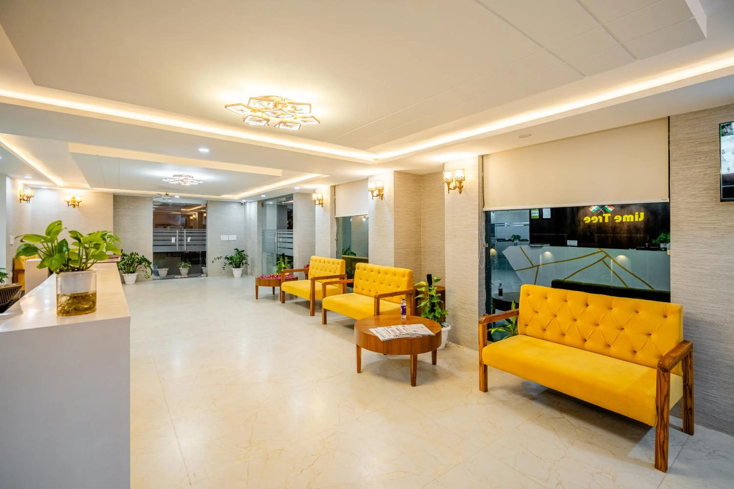 Seating area in Lime Tree Hotels and Banquet Greater Noida