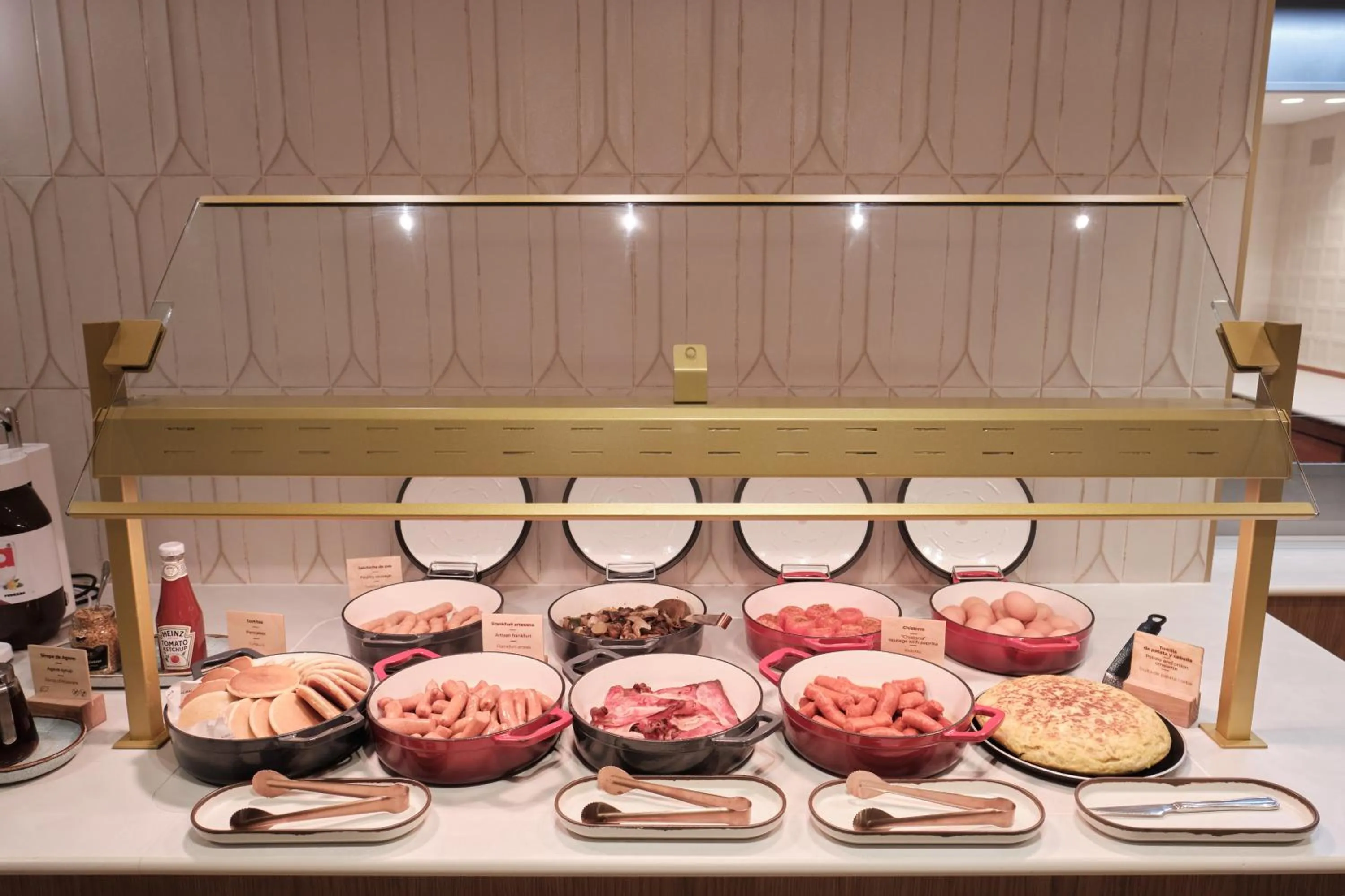 Buffet breakfast in Catalonia Eixample 1864