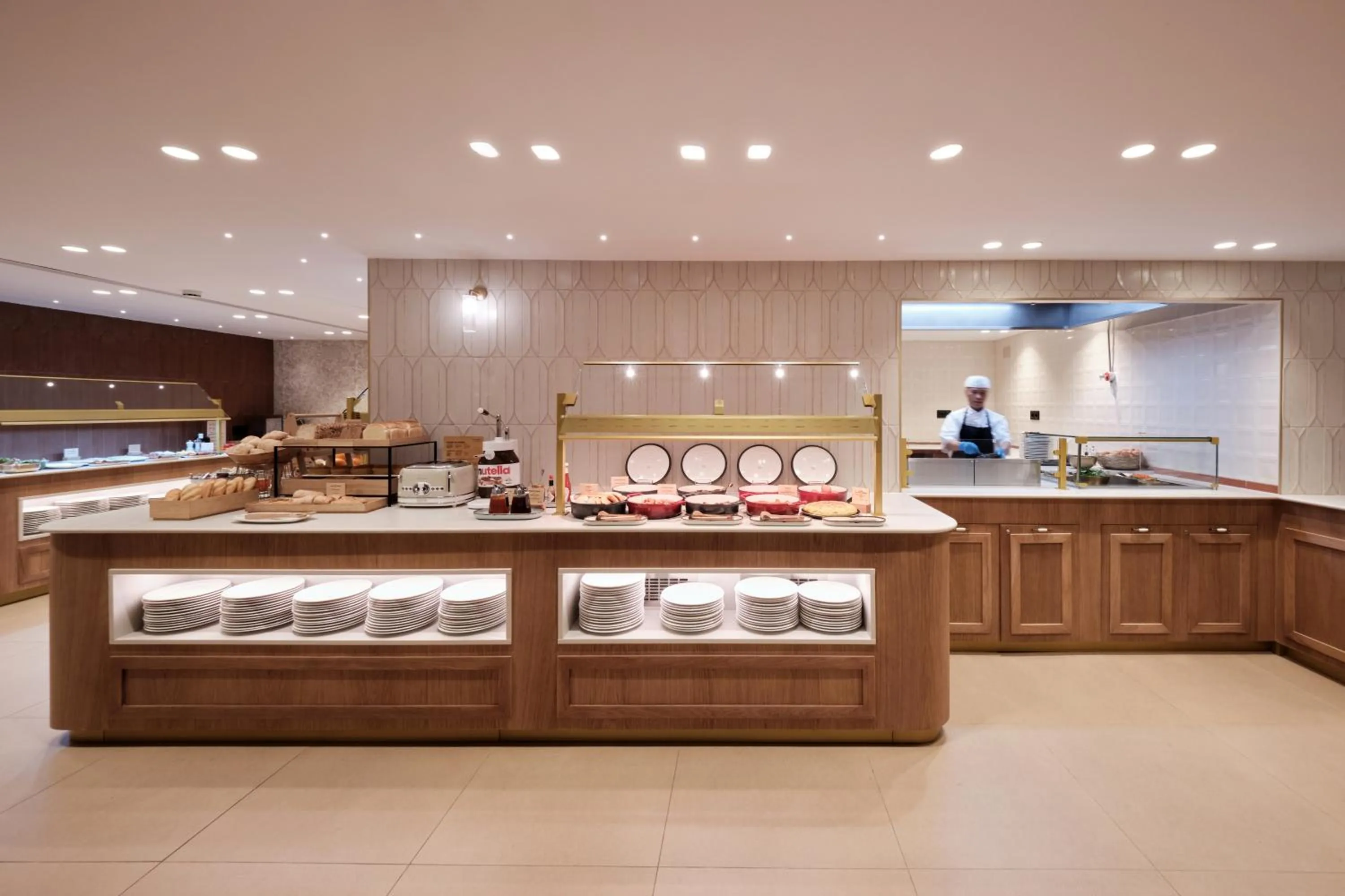 Buffet breakfast in Catalonia Eixample 1864