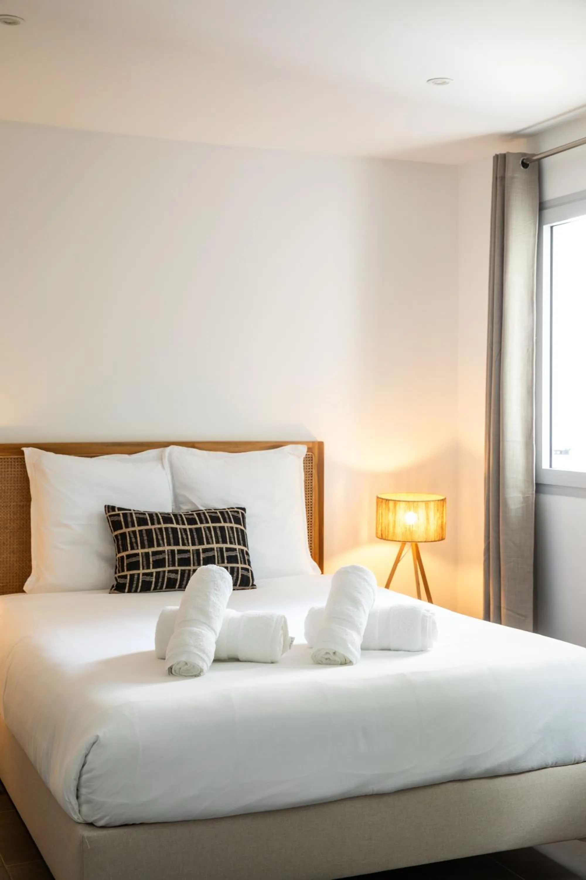 Bed in Le Domaine de l'Anse Mitan