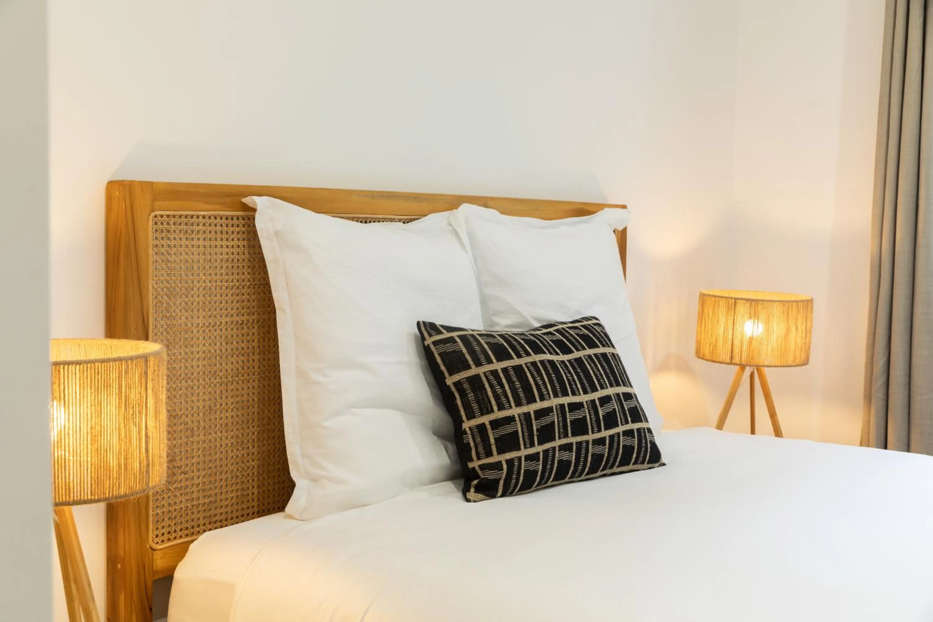 Bed in Le Domaine de l'Anse Mitan