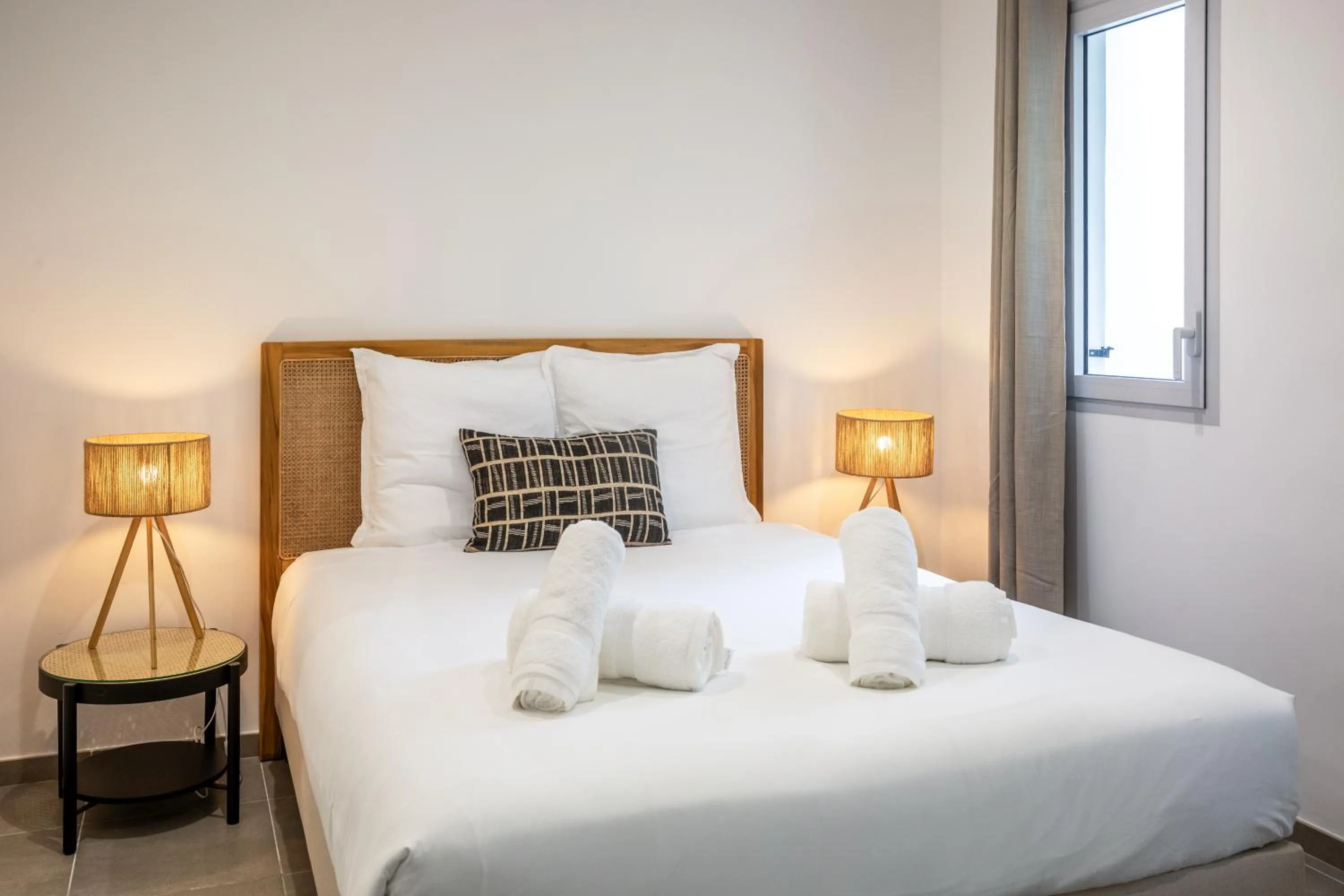 Bed in Le Domaine de l'Anse Mitan