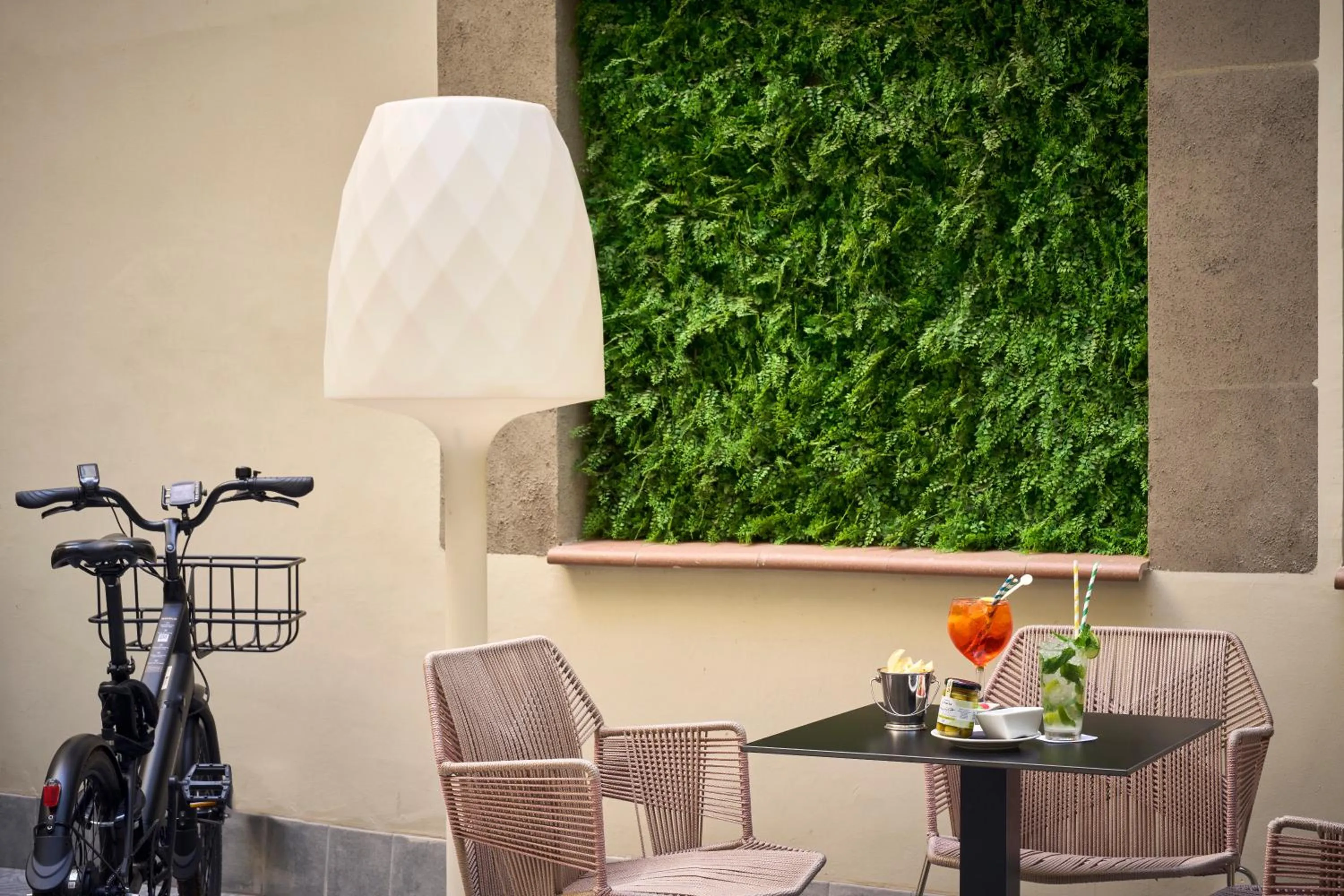 Patio in Catalonia Born