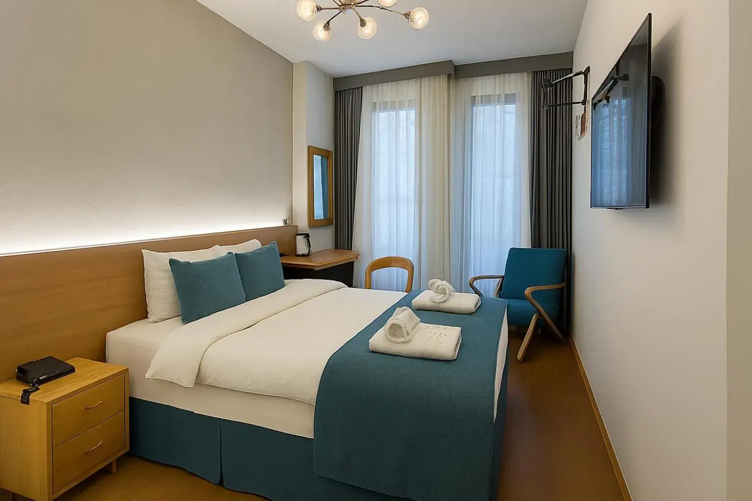 Bed in Aleksandr Pera Hotel Bed in Aleksandr Pera Hotel